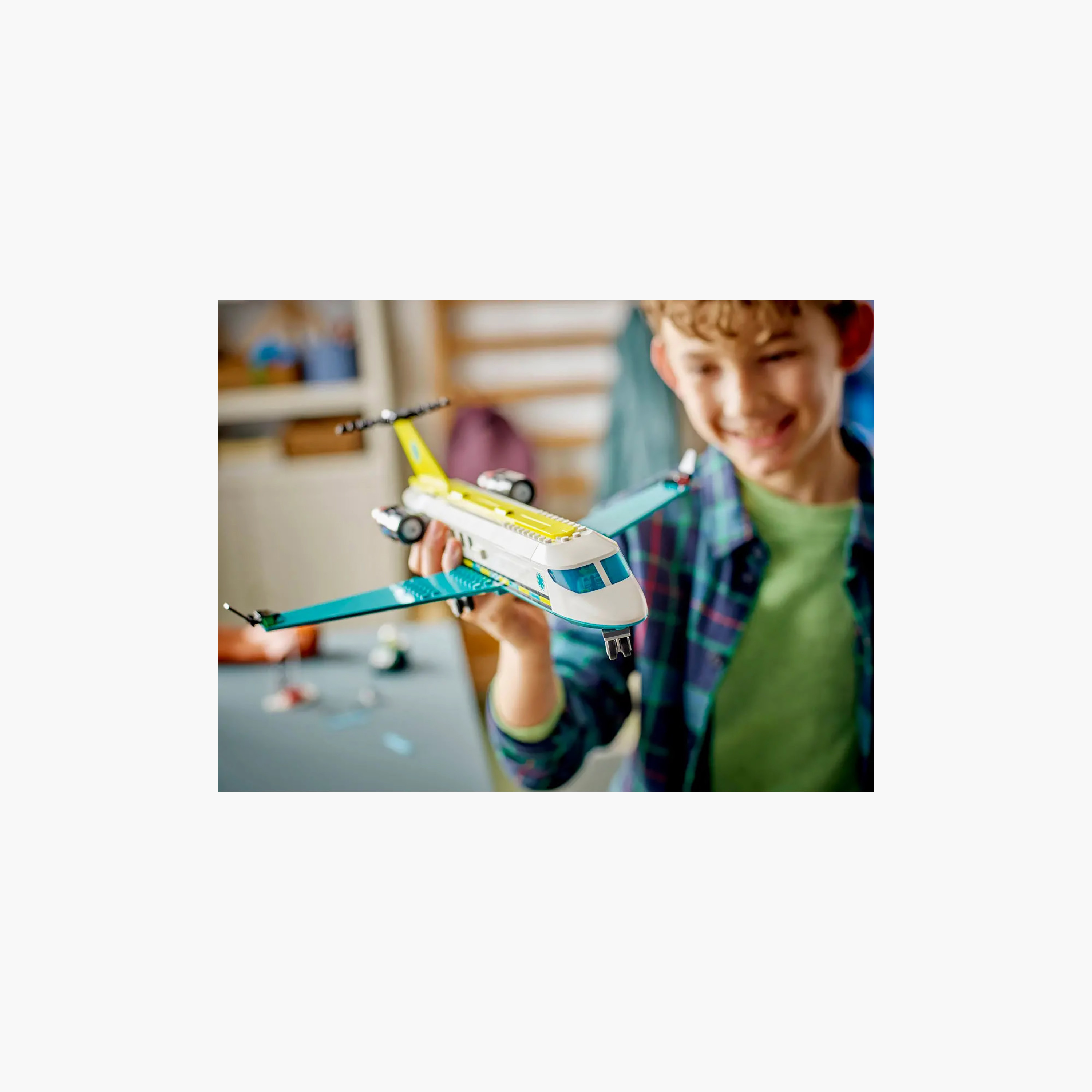 LEGO City Emergency Air Ambulance Plane, Airplane Toy Building Set 60465-toys-buildingblocks-blocks-image-10