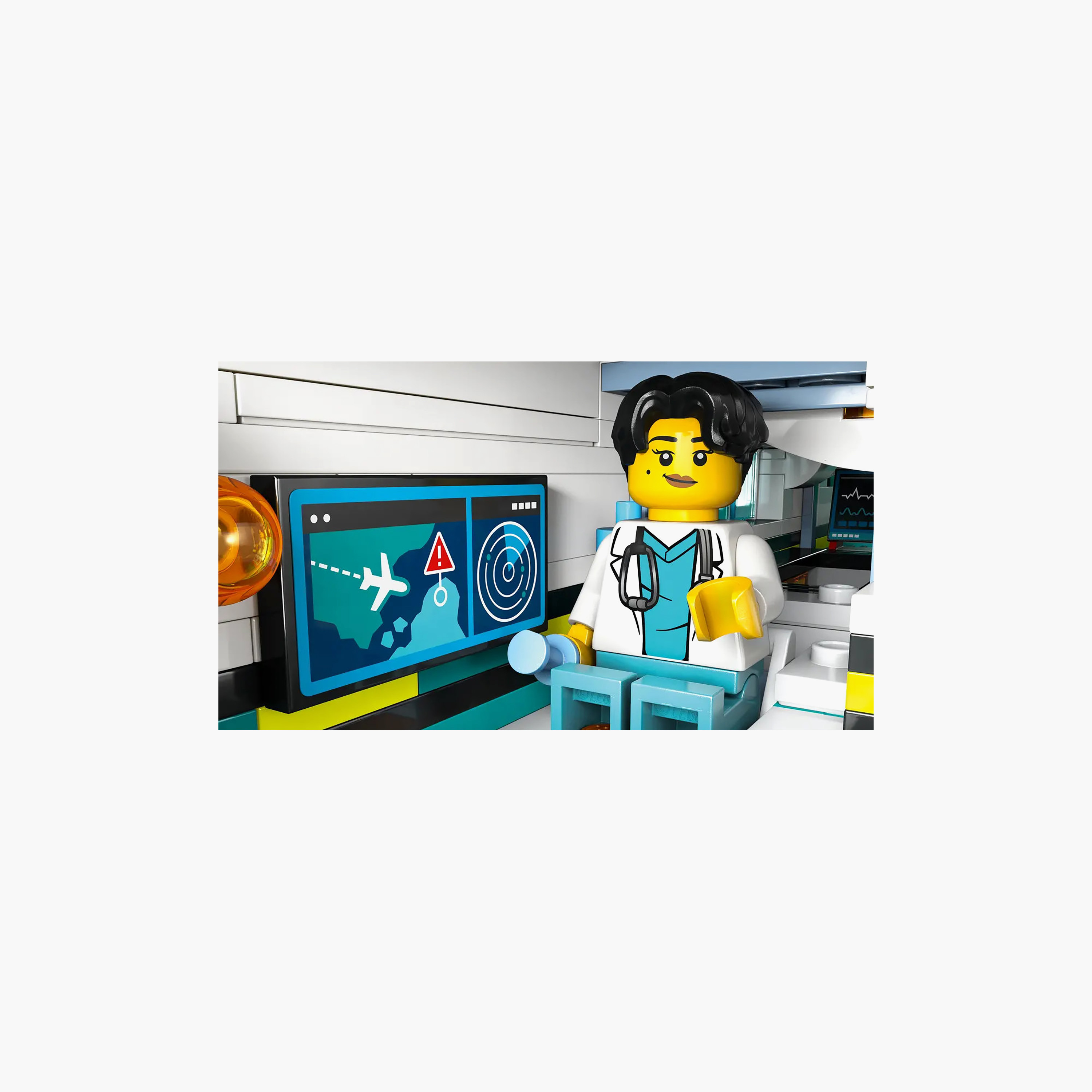 LEGO City Emergency Air Ambulance Plane, Airplane Toy Building Set 60465-toys-buildingblocks-blocks-image-3