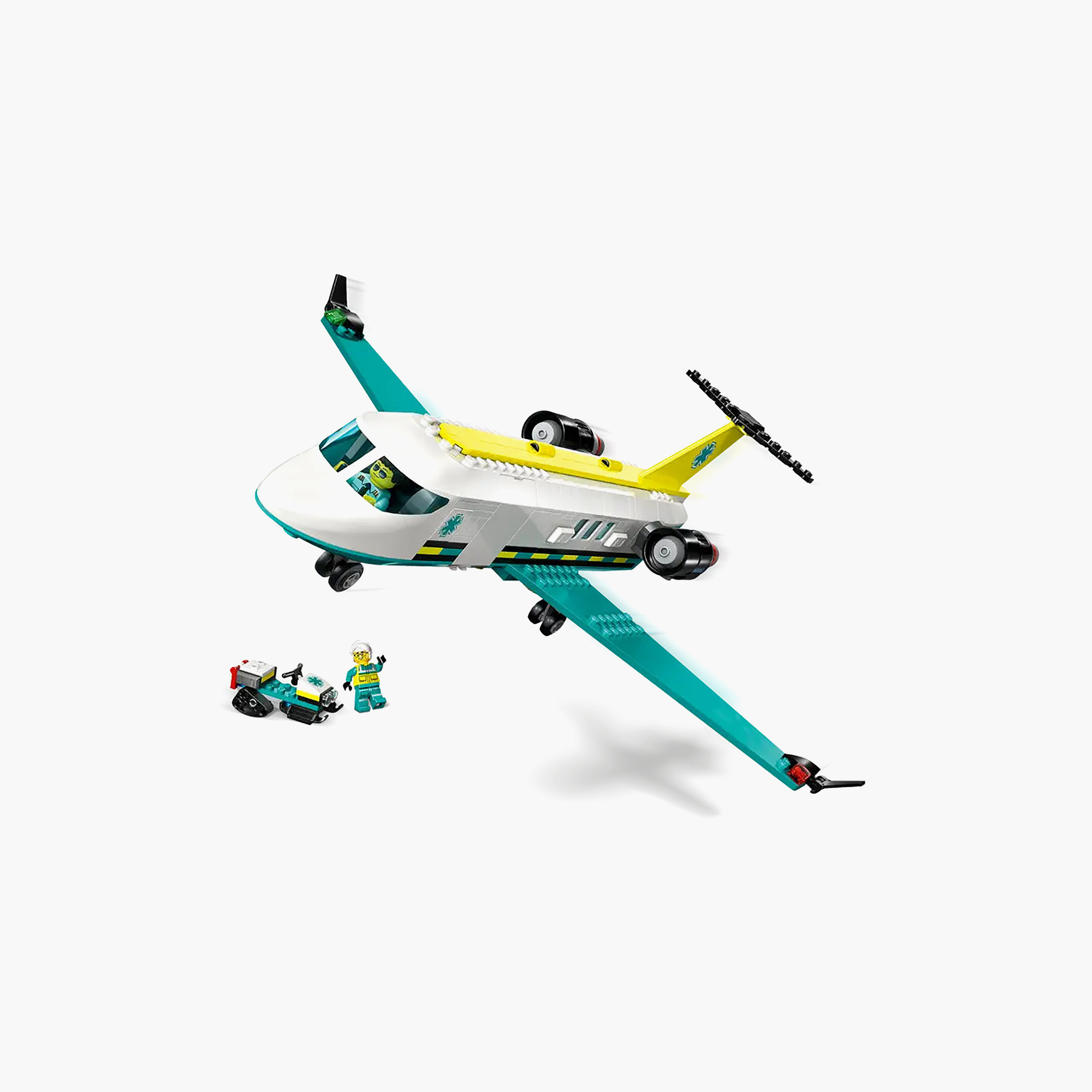 LEGO City Emergency Air Ambulance Plane, Airplane Toy Building Set 60465-toys-buildingblocks-blocks-image-5