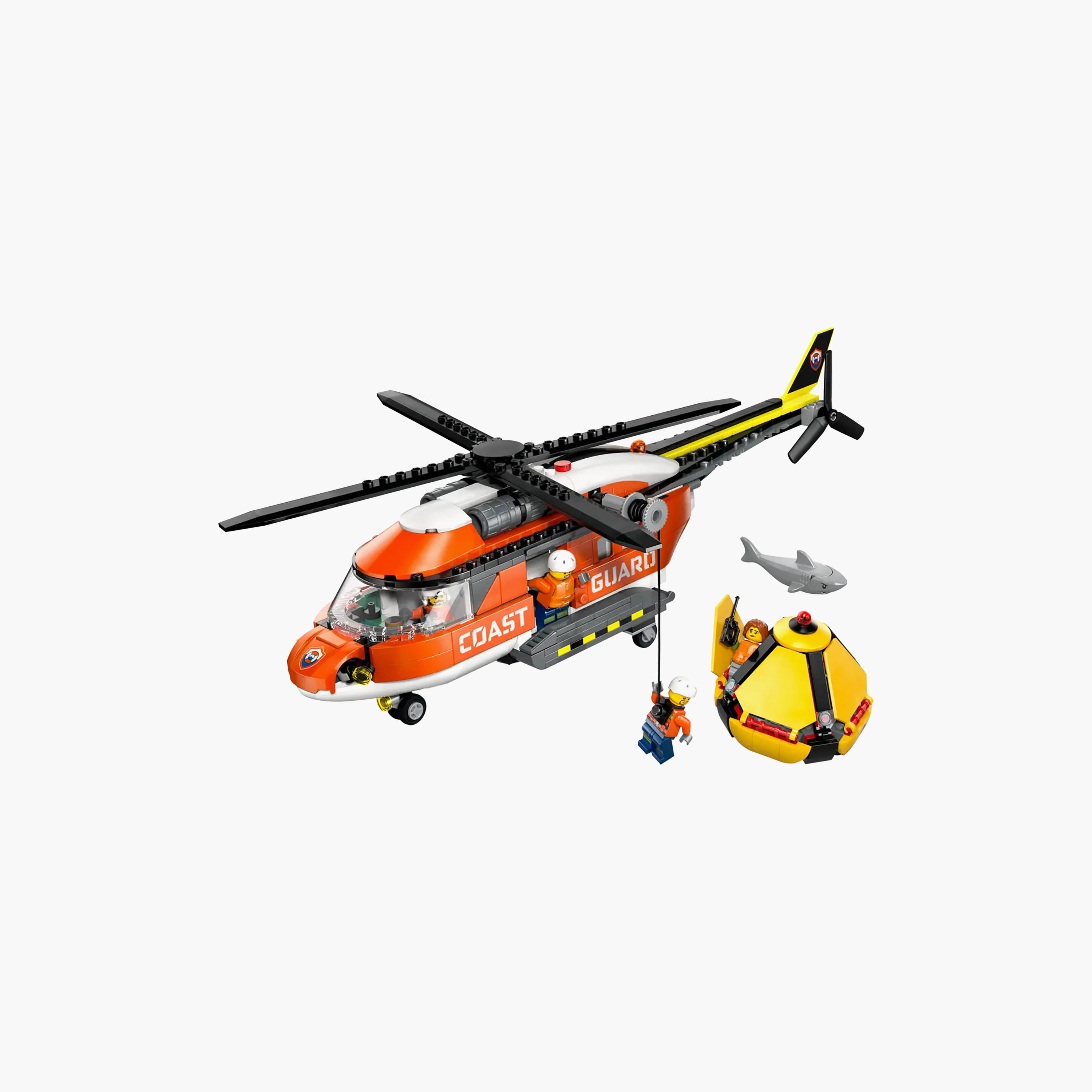 LEGO City Coast Guard Helicopter Toy Building Set 60503-toys-buildingblocks-blocks-image-1