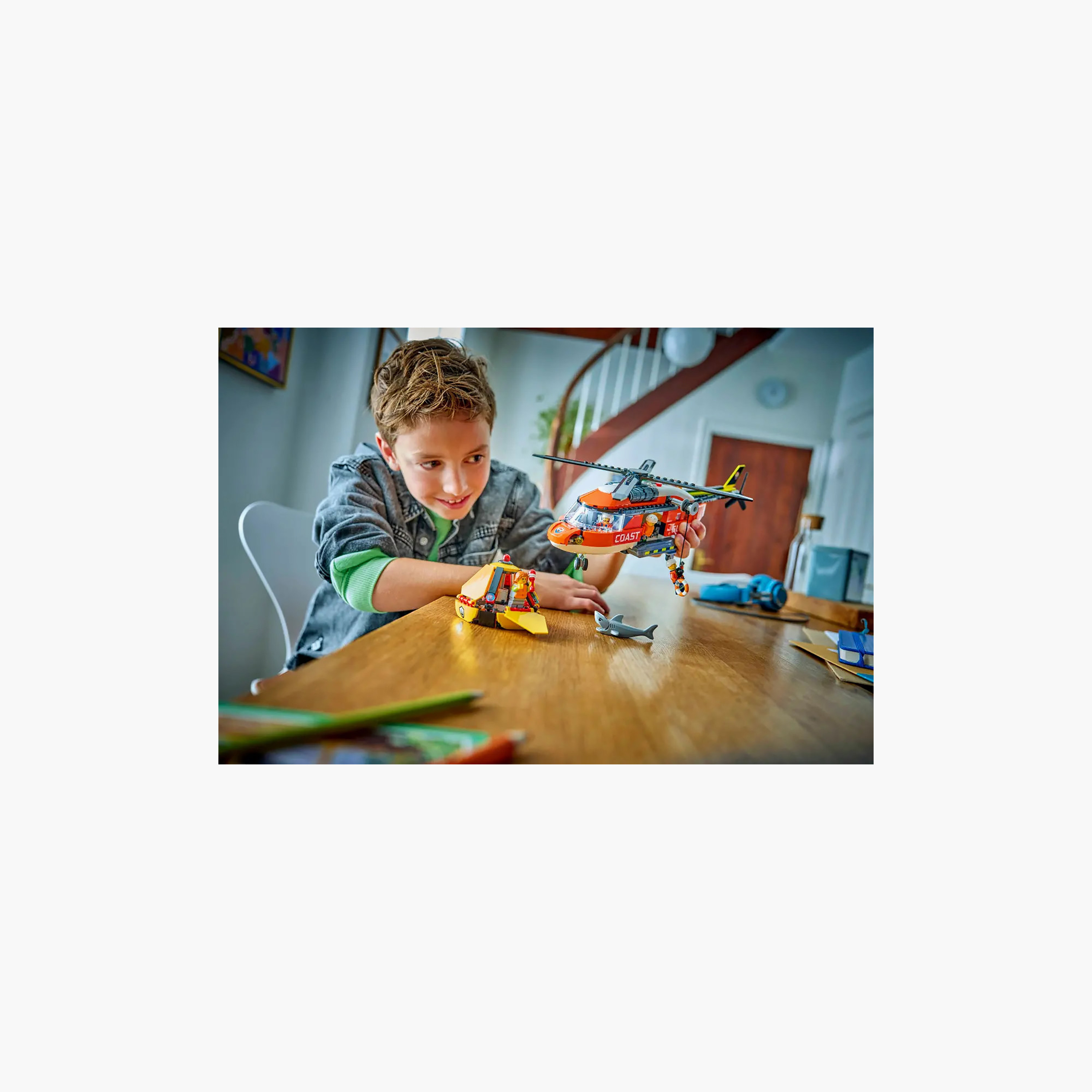 LEGO City Coast Guard Helicopter Toy Building Set 60503-toys-buildingblocks-blocks-image-3