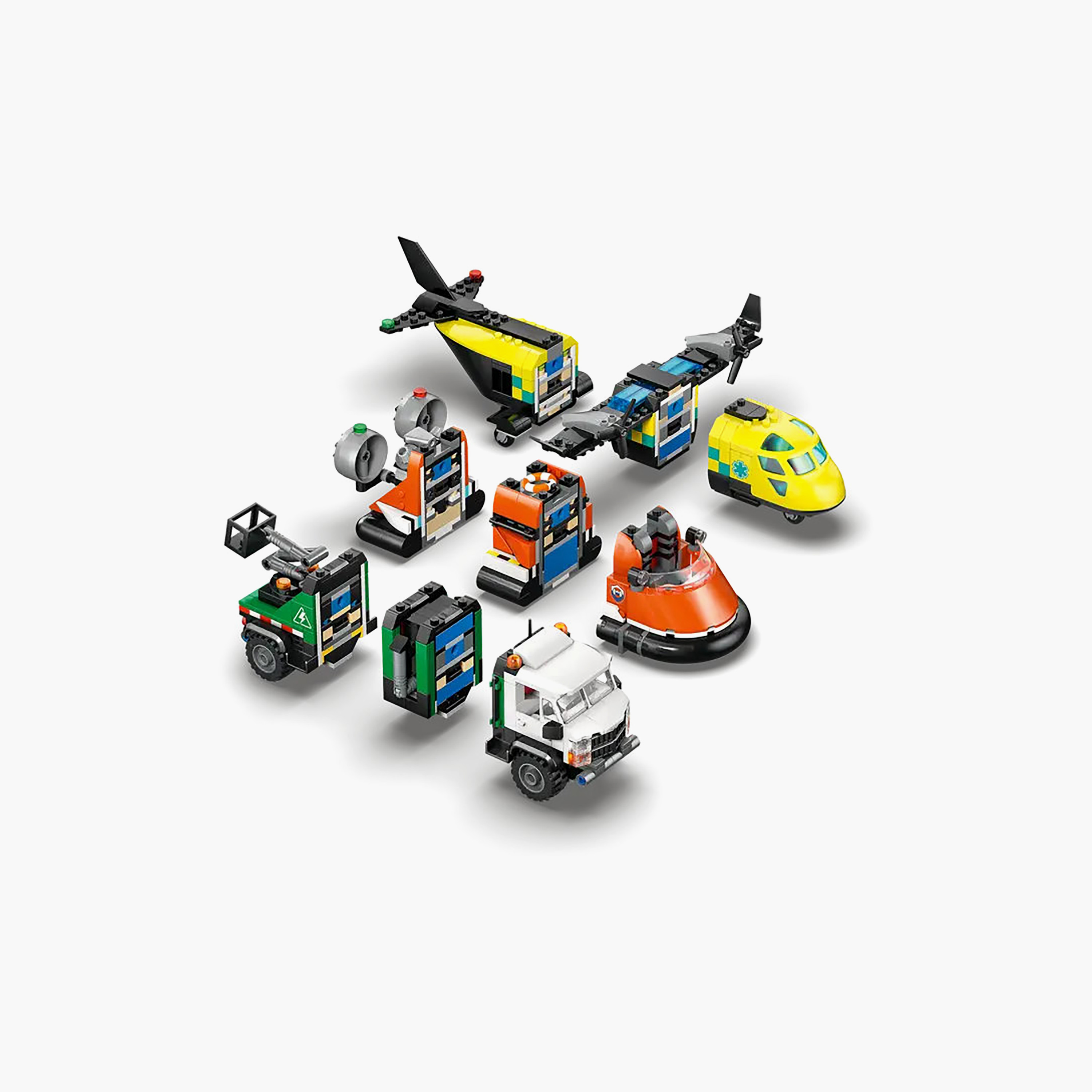 LEGO City Airplane, Service Truck & Hovercraft Remix 60505-toys-buildingblocks-blocks-image-7