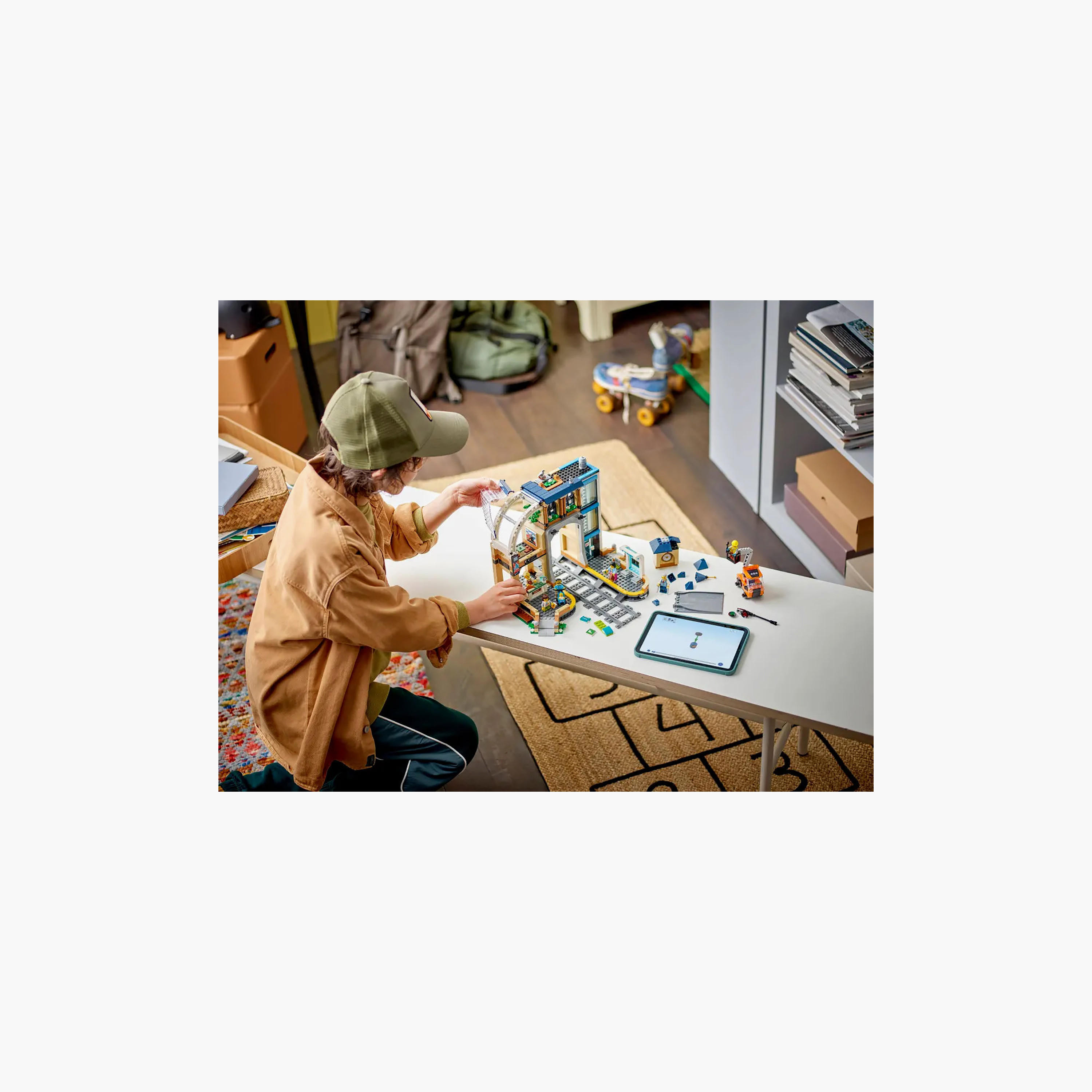 LEGO City Central Train Station Set for Fans of Construction Toys 60469-toys-buildingblocks-blocks-image-10