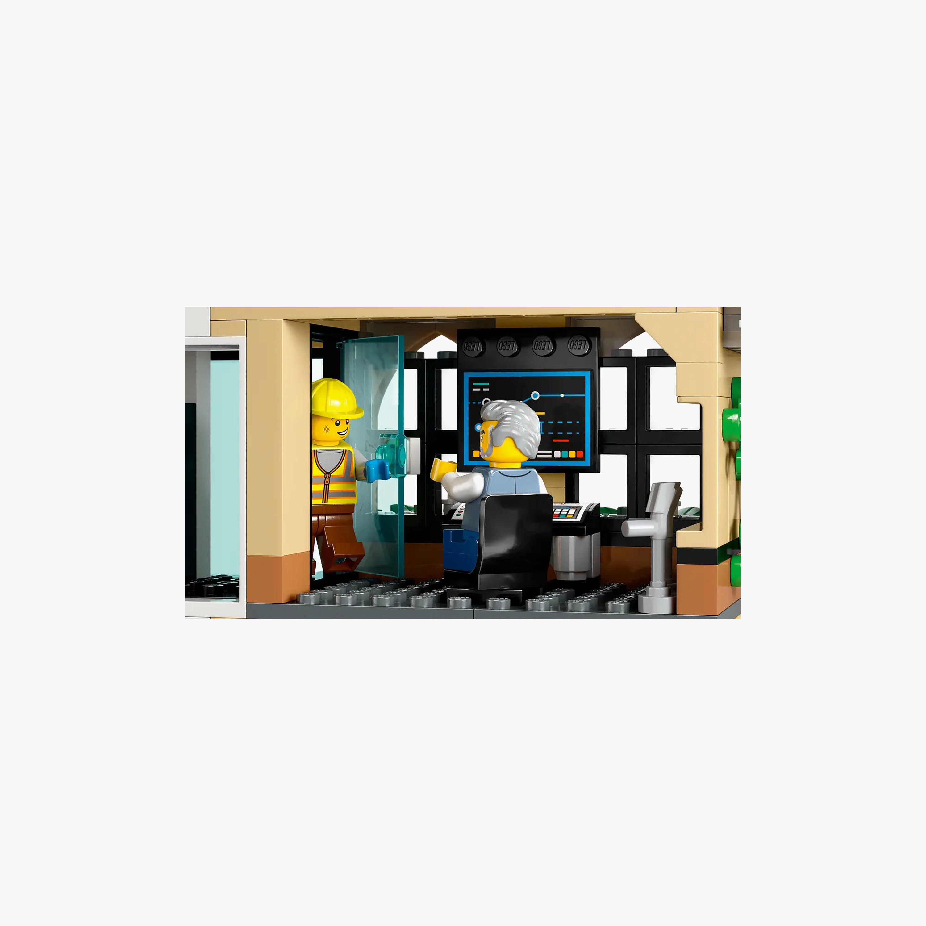 LEGO City Central Train Station Set for Fans of Construction Toys 60469-toys-buildingblocks-blocks-image-4
