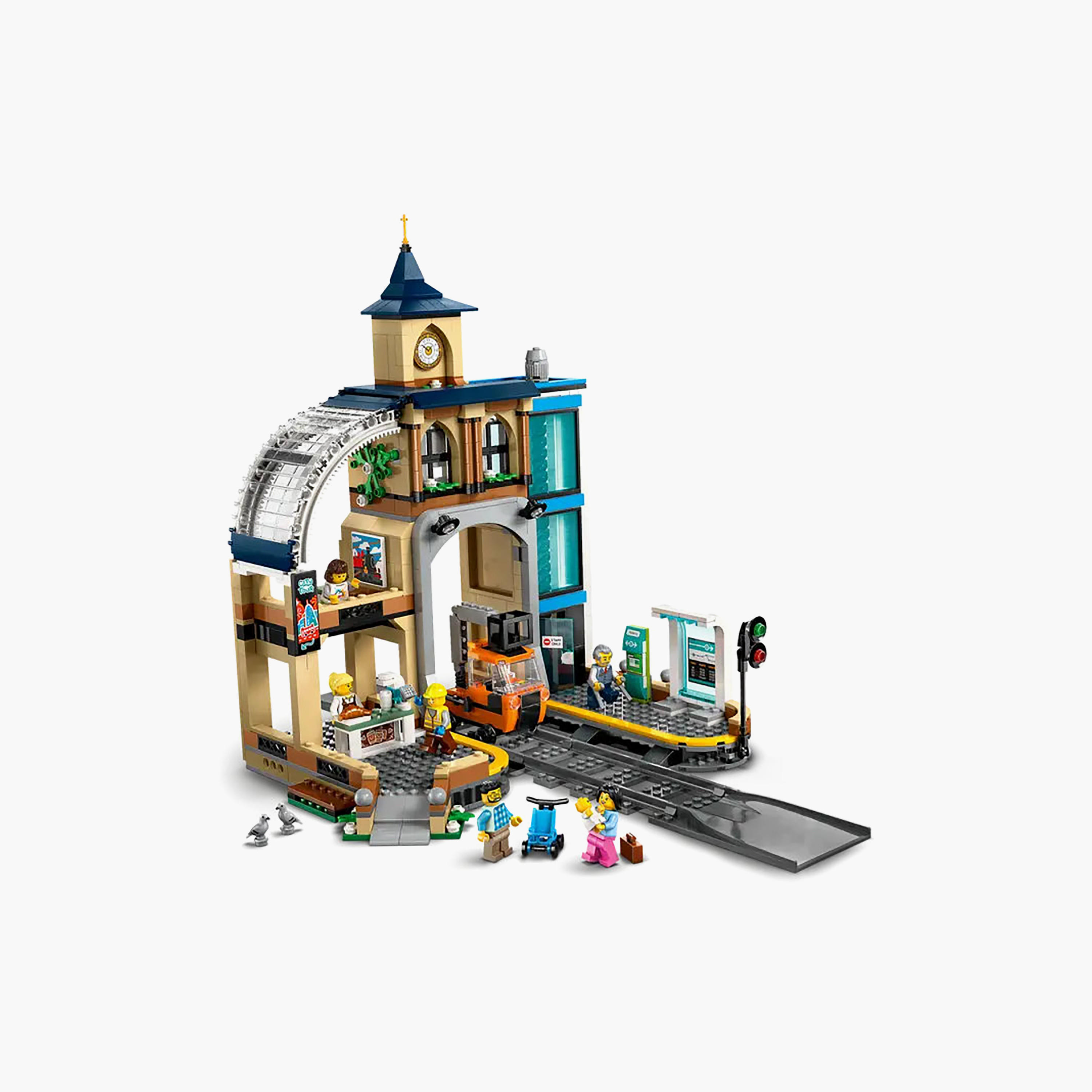 LEGO City Central Train Station Set for Fans of Construction Toys 60469-toys-buildingblocks-blocks-image-7