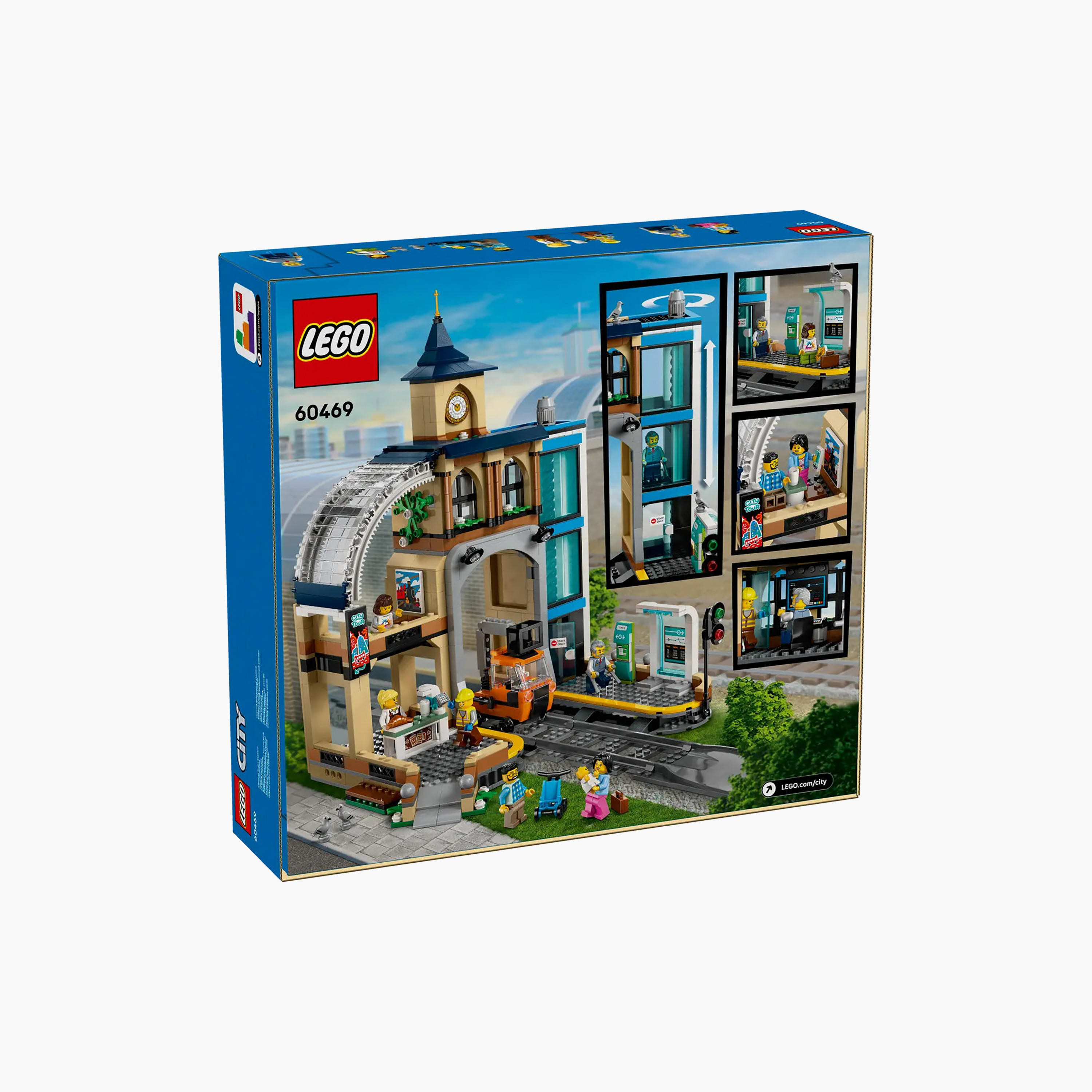 LEGO City Central Train Station Set for Fans of Construction Toys 60469-toys-buildingblocks-blocks-image-9