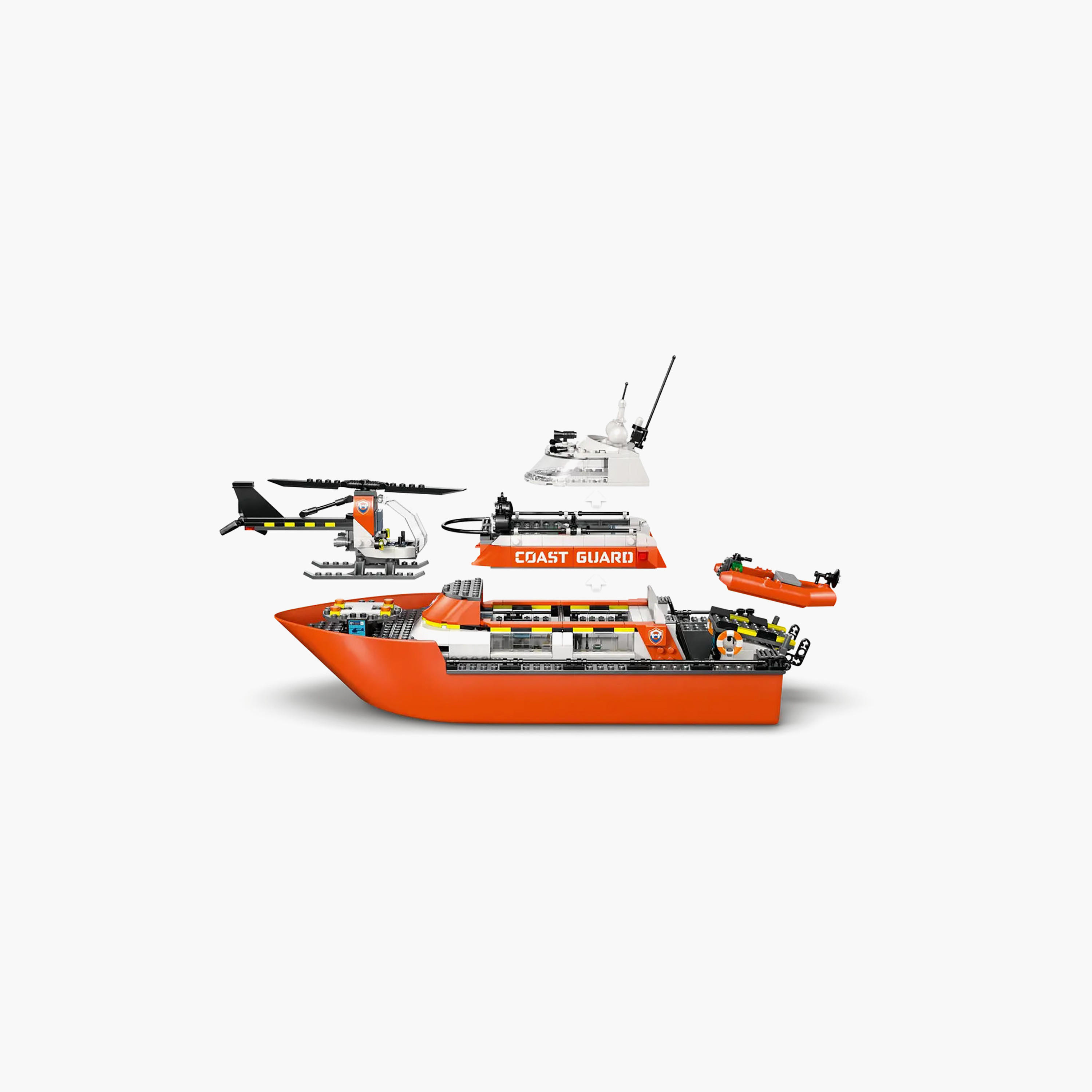 LEGO City Coast Guard Rescue Boat & Helicopter Playset 60504-toys-buildingblocks-blocks-image-3