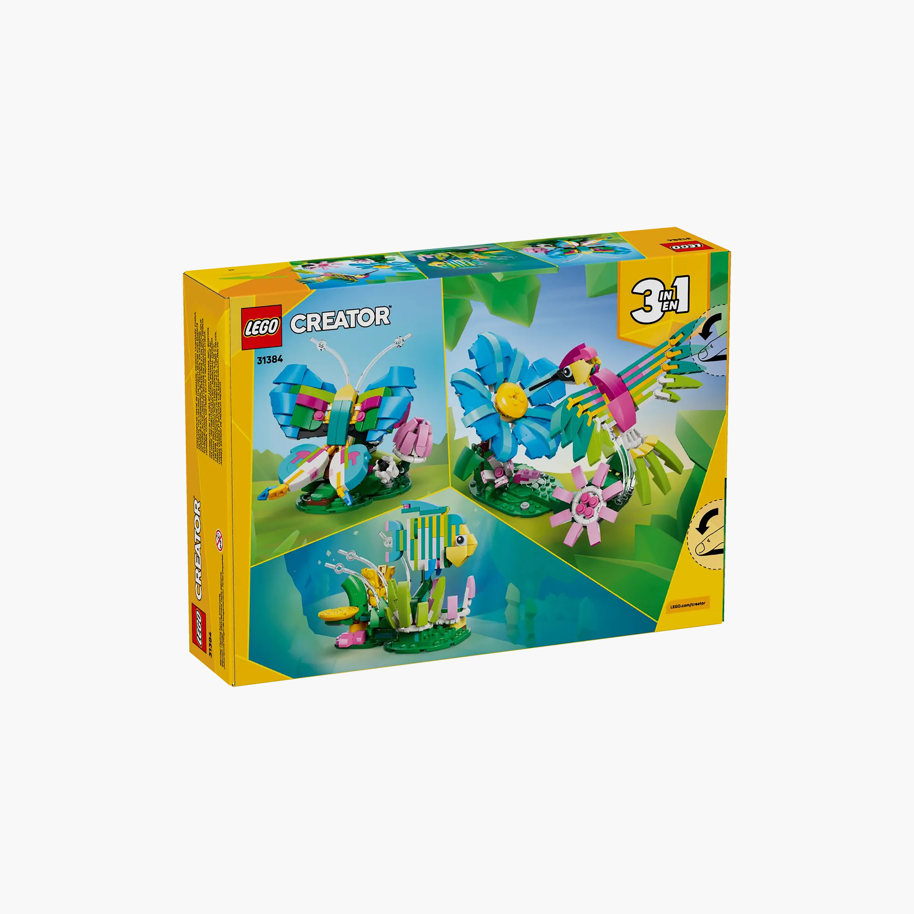 LEGO Creator 3 in1 Wild Animals: Colourful Hummingbird Decor 31384-toys-buildingblocks-blocks-image-10