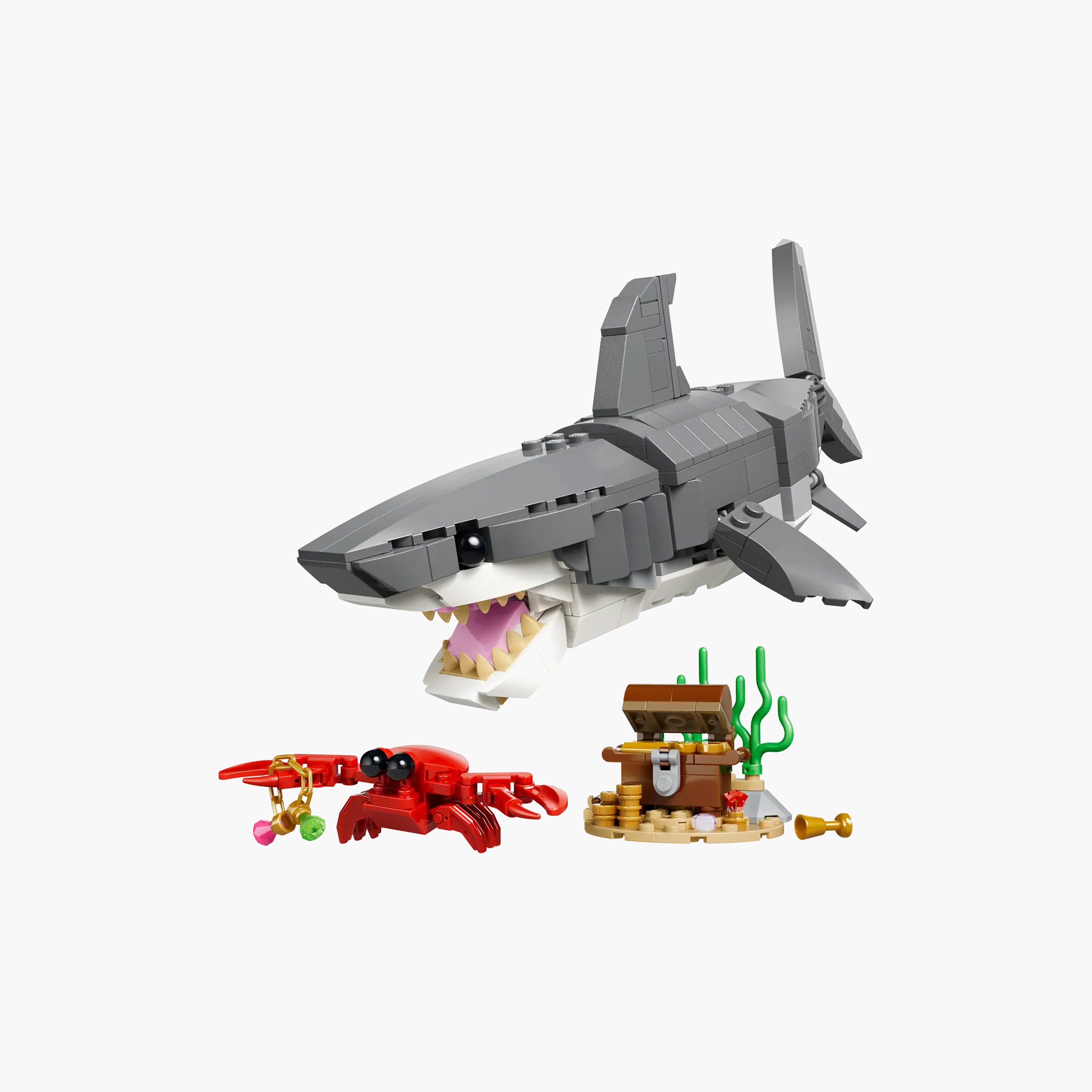 LEGO Creator Fierce Shark with a Treasure Chest Toy 31381-toys-buildingblocks-blocks-image-1