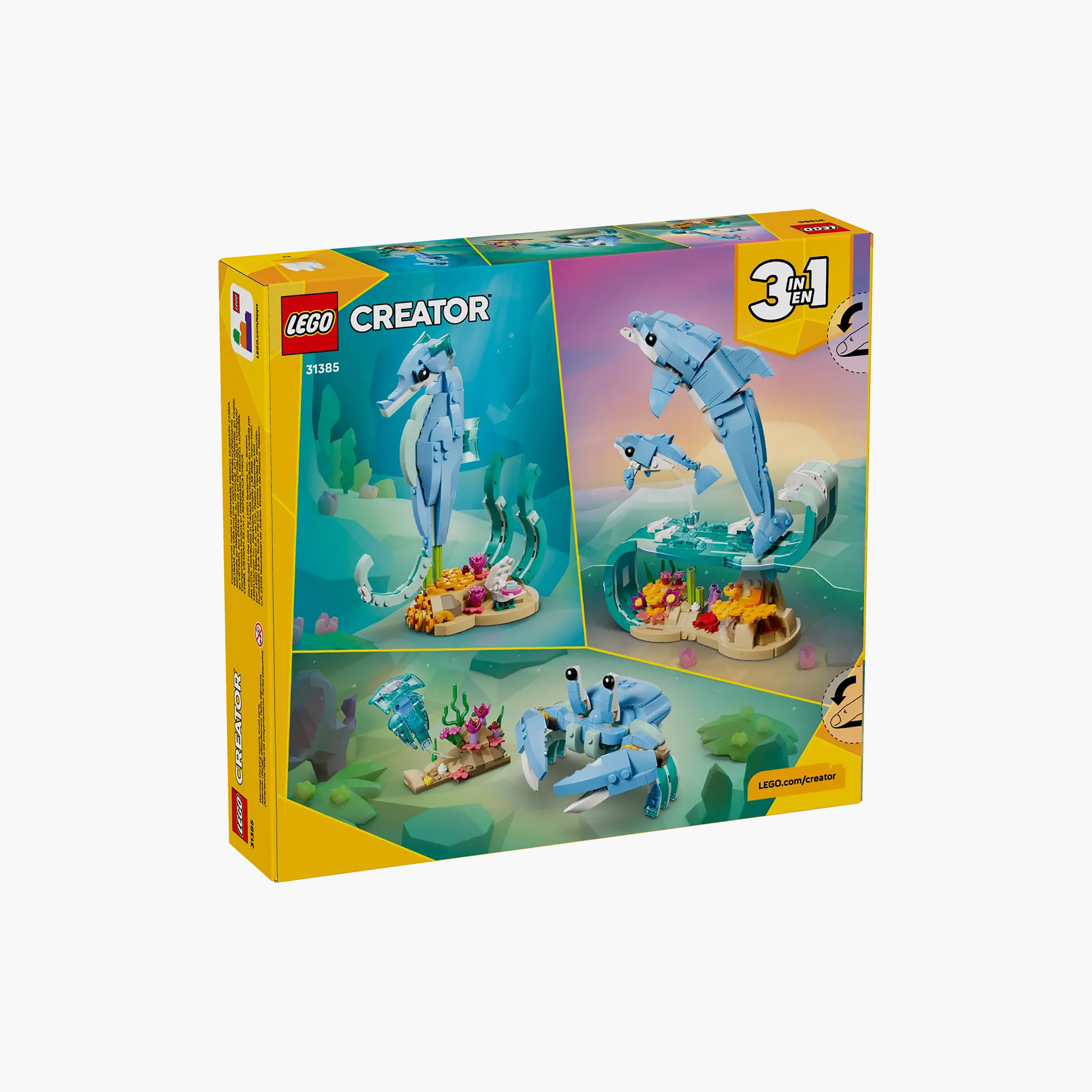 LEGO Creator 3 in 1 Sea Animals: Beautiful Dolphins 31385-toys-buildingblocks-blocks-image-5