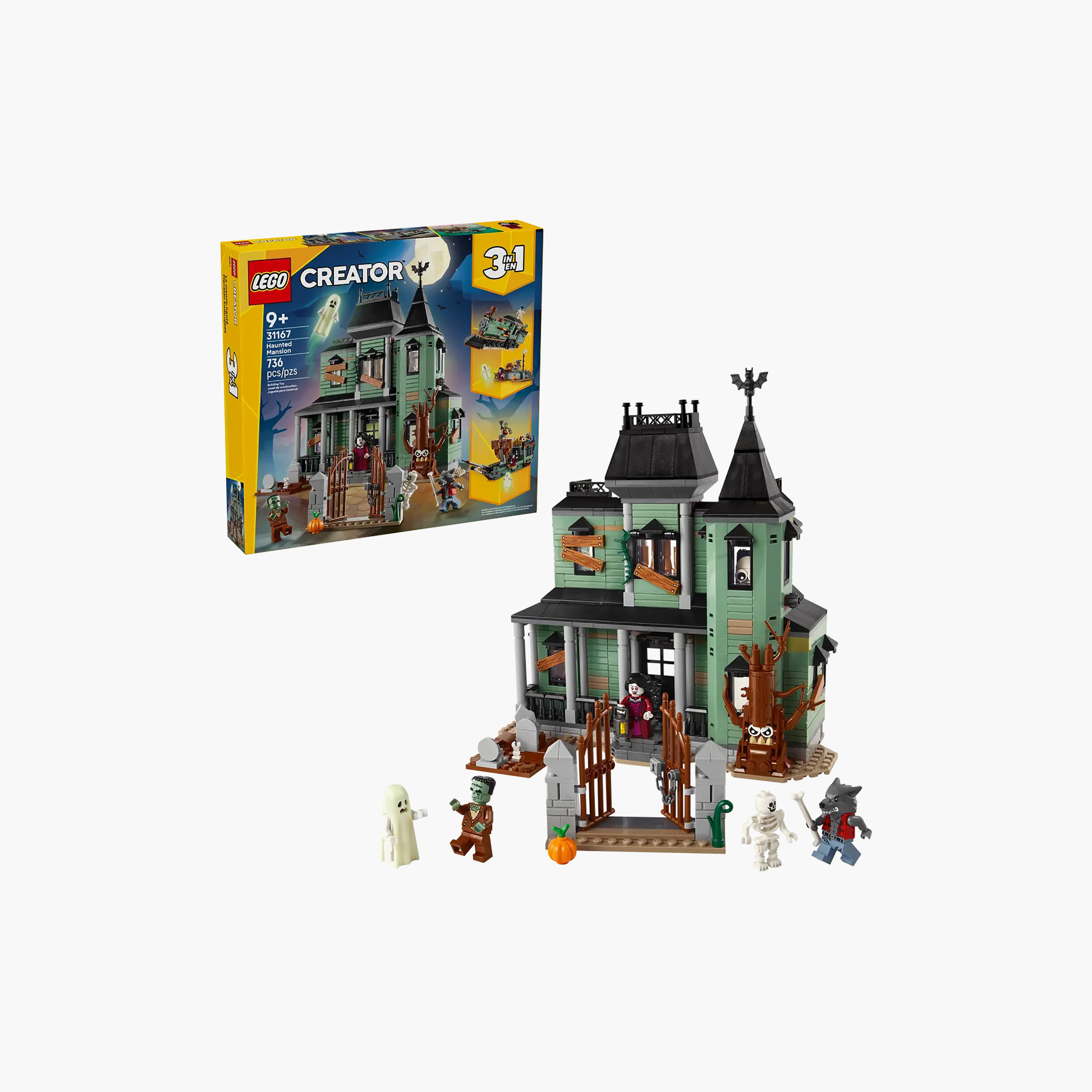 LEGO Creator 3in1 Haunted Mansion House Building Toy 31167-toys-buildingblocks-blocks-image-5