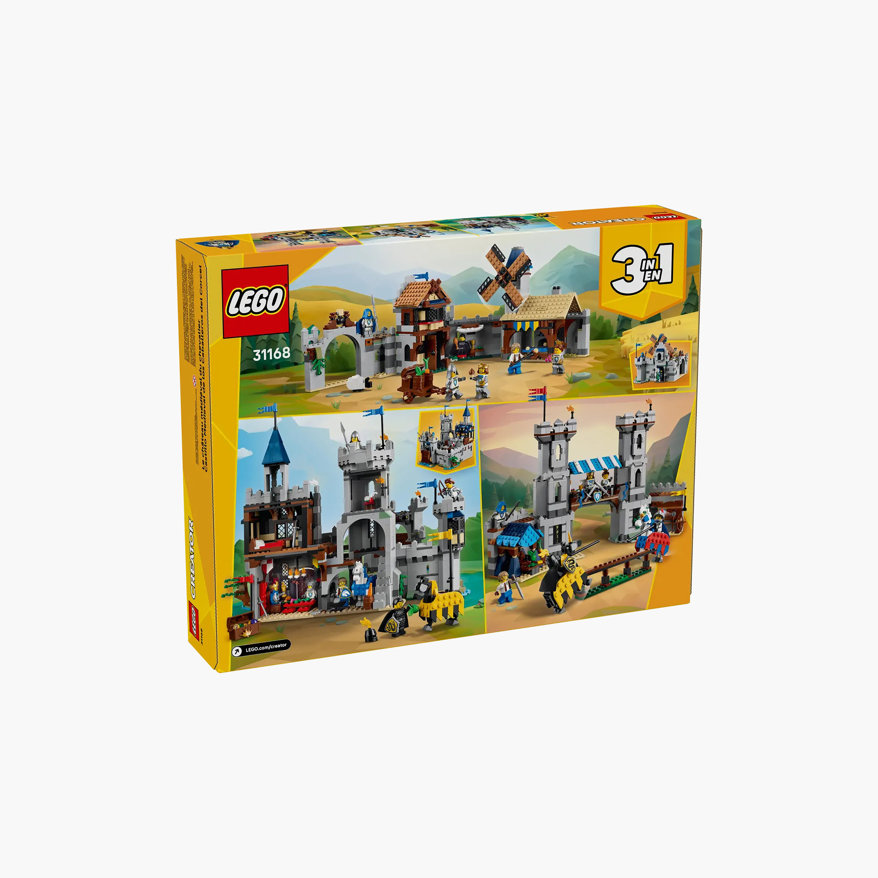 LEGO Creator 3in1 Medieval Horse Knight Castle Playset Building Toy 31168-toys-buildingblocks-blocks-image-6
