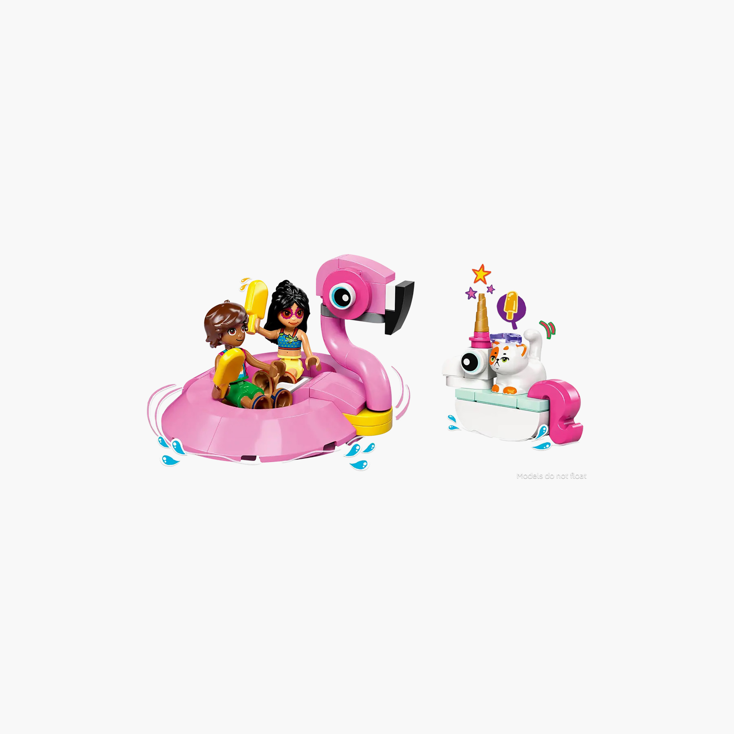 LEGO Friends Unicorn & Flamingo Pool Party Toy Building Set 42658-toys-buildingblocks-blocks-image-2
