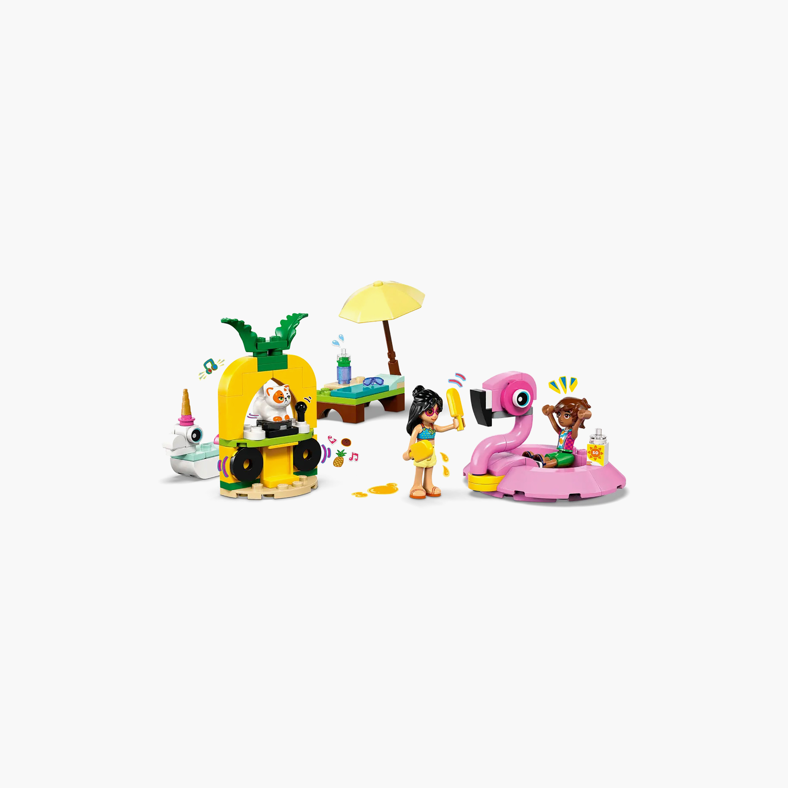 LEGO Friends Unicorn & Flamingo Pool Party Toy Building Set 42658-toys-buildingblocks-blocks-image-9