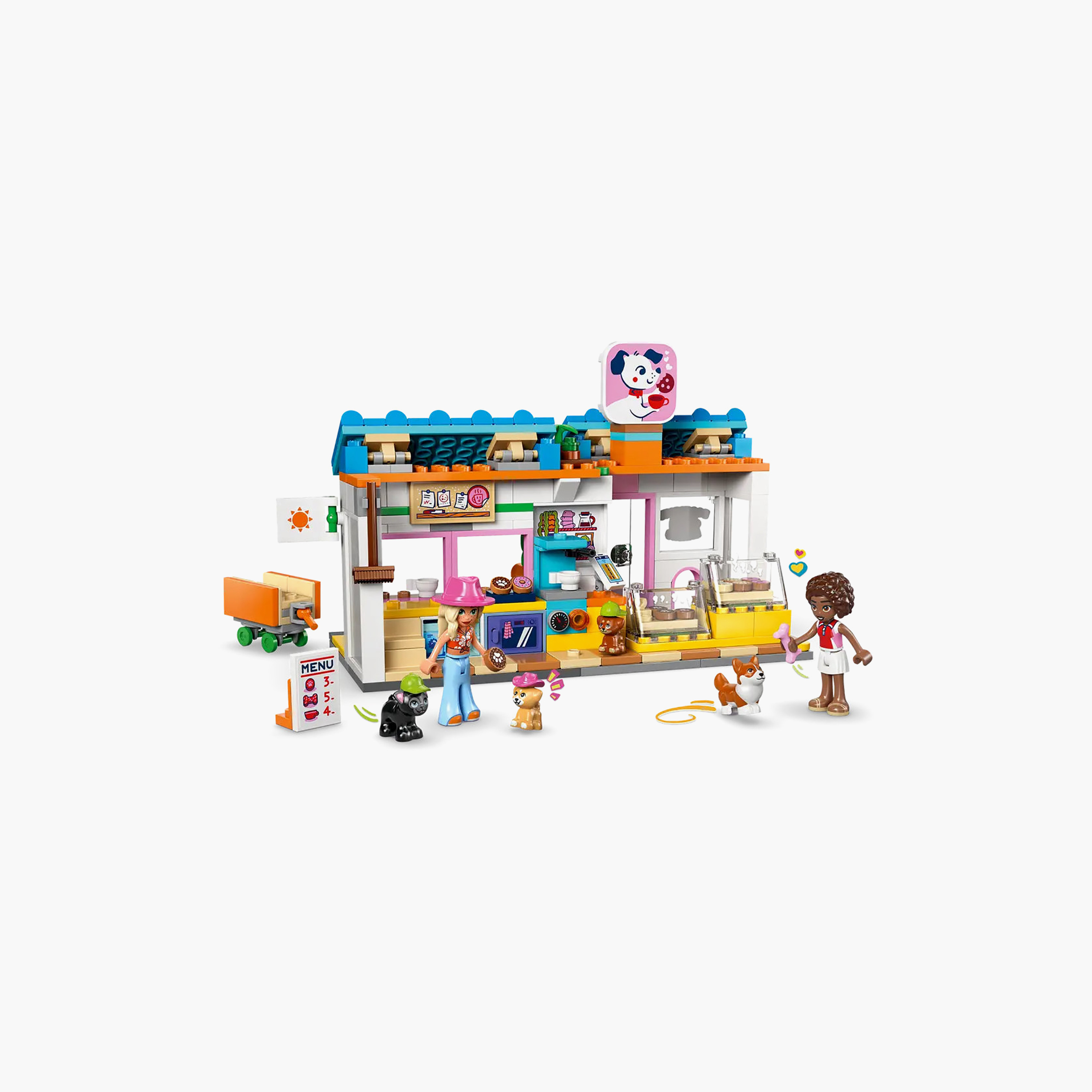 LEGO Friends Dog Treats Bakery Building Toy Playset 42677-toys-buildingblocks-blocks-image-2