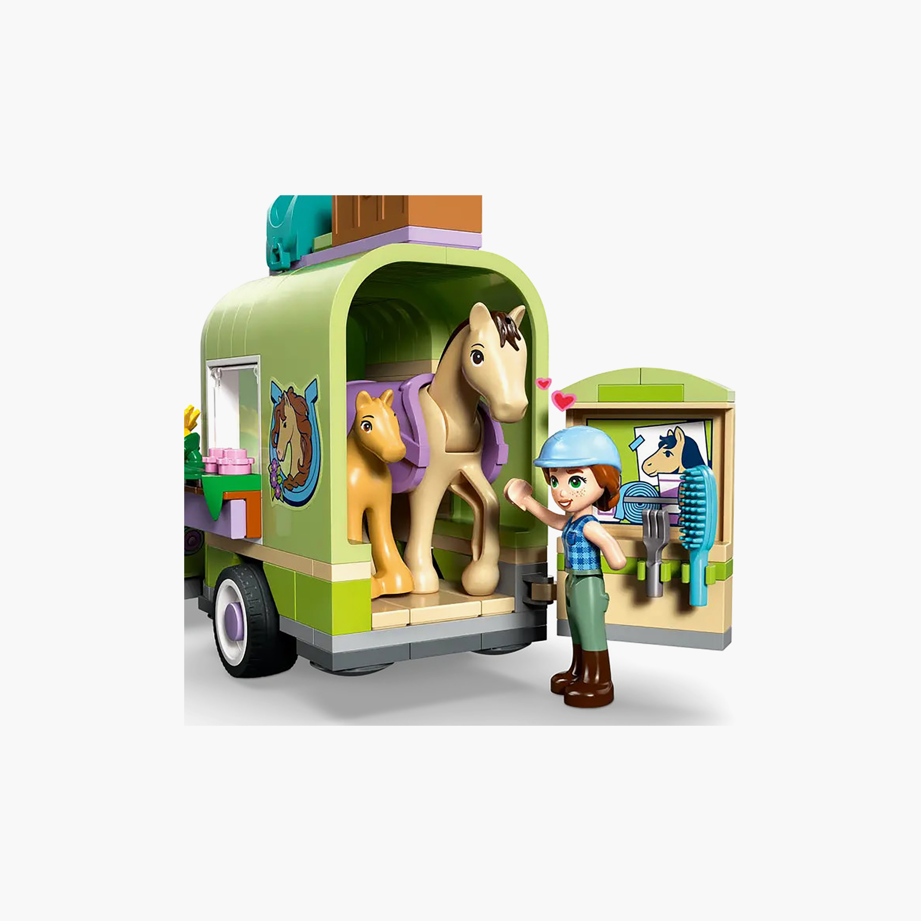 LEGO Friends Horse & Baby Foal Trailer Toy Set 42695-toys-buildingblocks-blocks-image-2