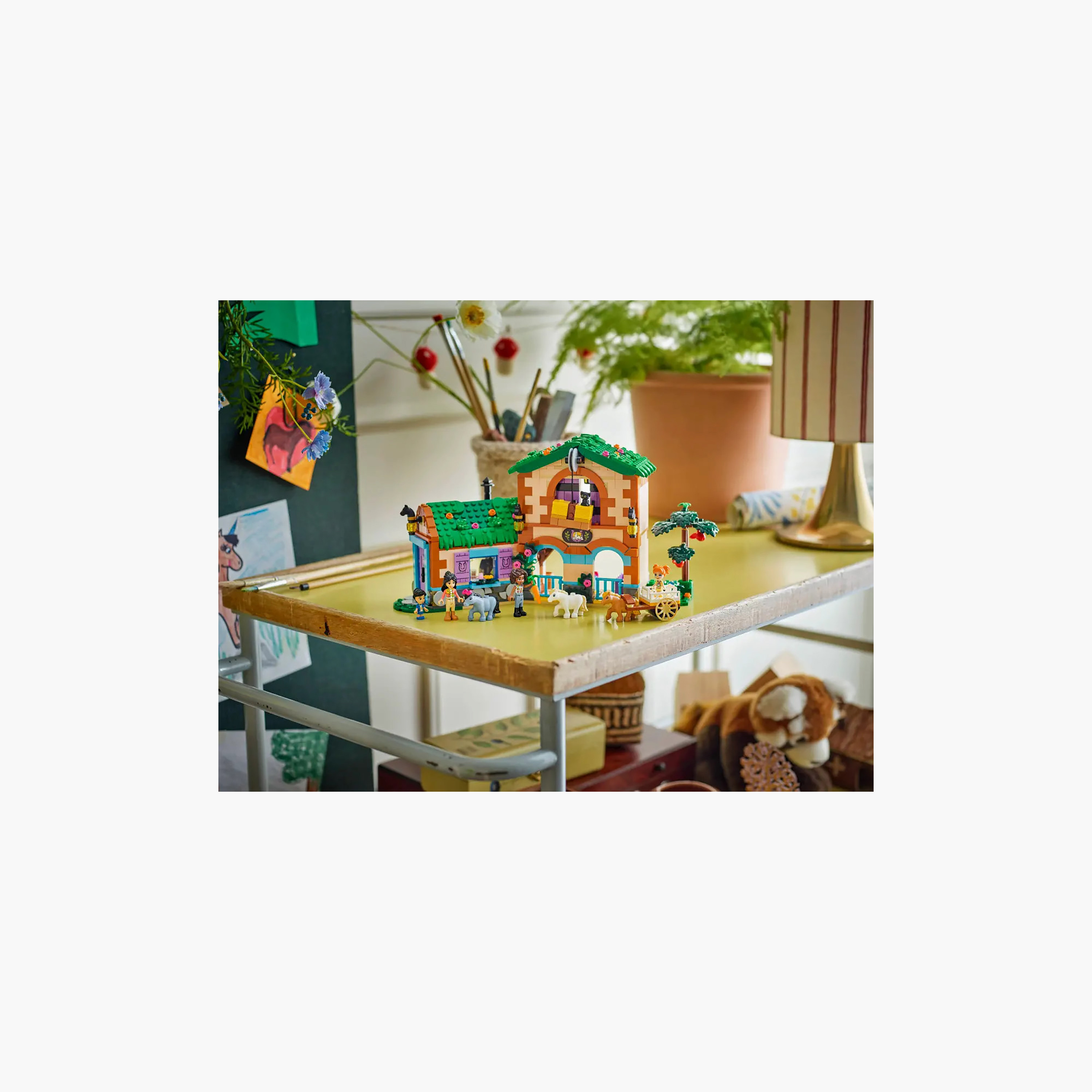 LEGO Friends Pony Ranch & Stable Building Set, Horse Toy Playset 42654-toys-buildingblocks-blocks-image-3