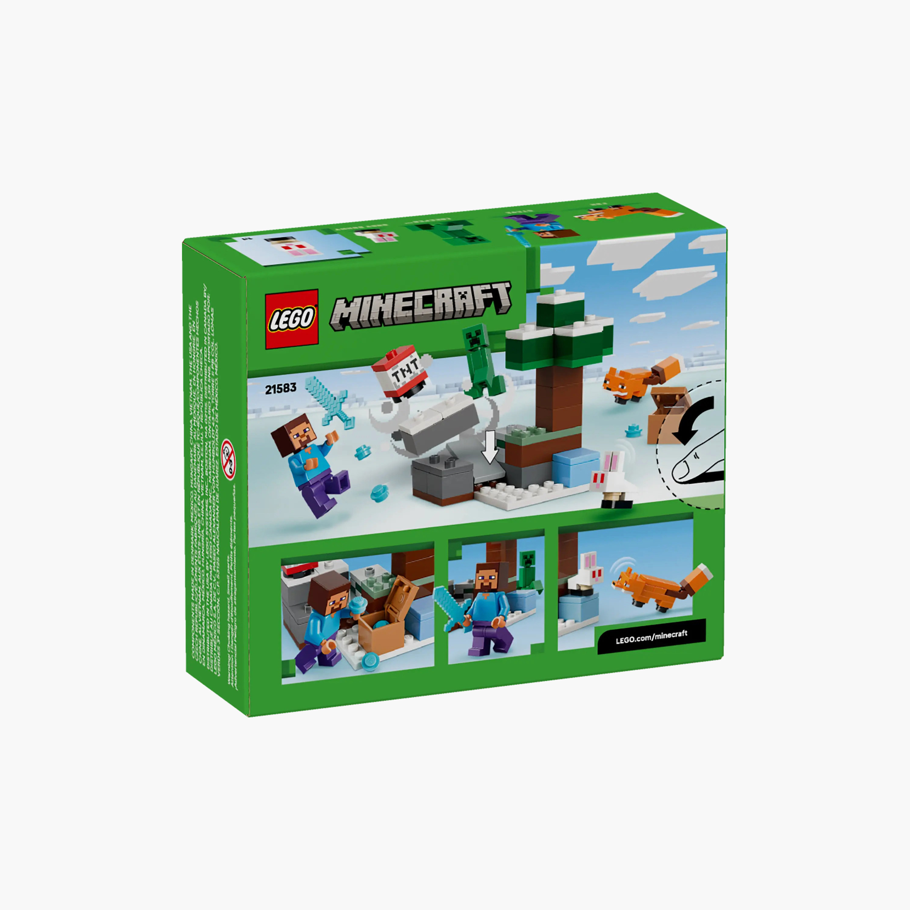 مغامرة ستيف في التايغا هدية للاعبين ماين كرافت 21583 من ليغو-toys-buildingblocks-blocks-image-8