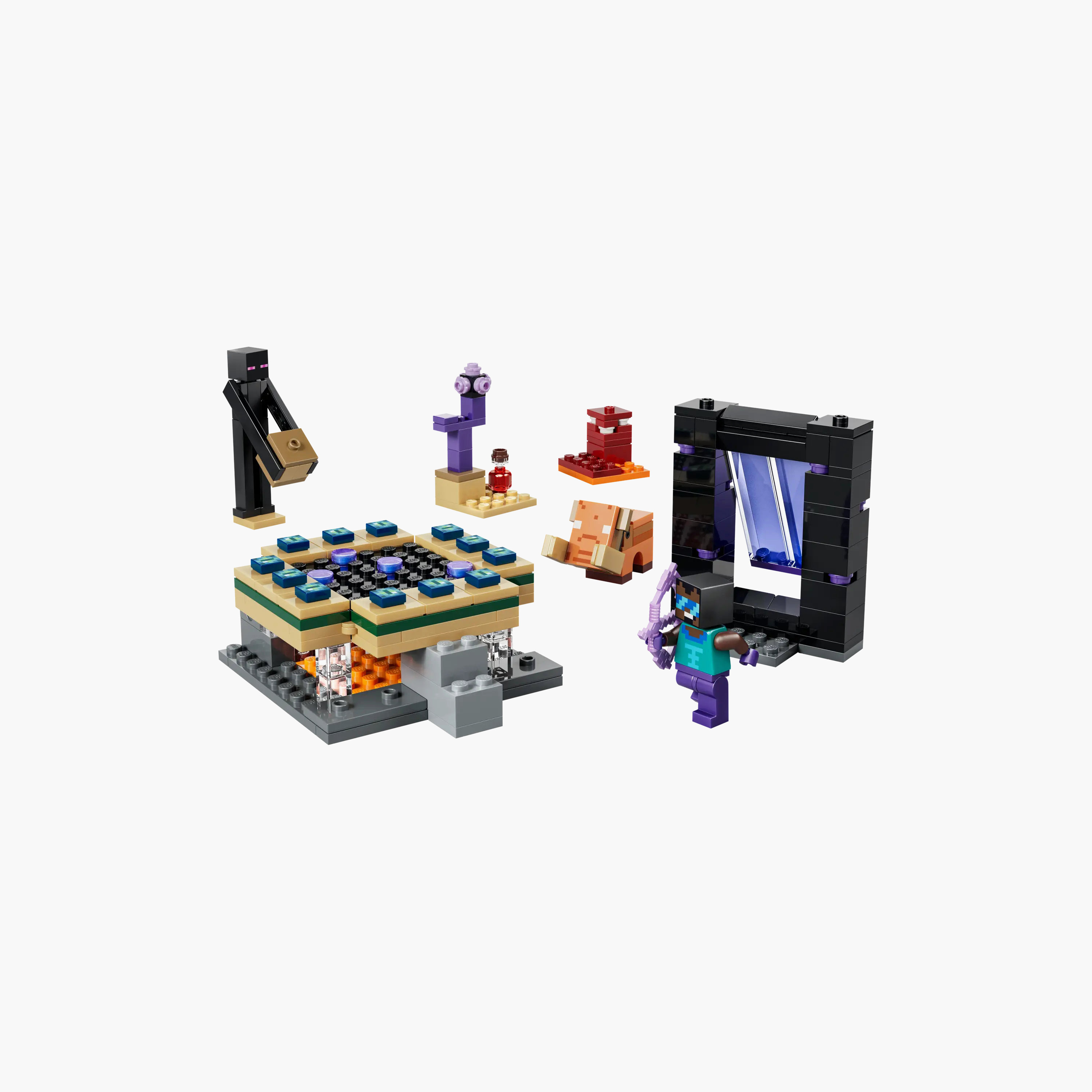 LEGO Minecraft Nether & End Portal Journey Gamer Toy 21584-toys-buildingblocks-blocks-image-1
