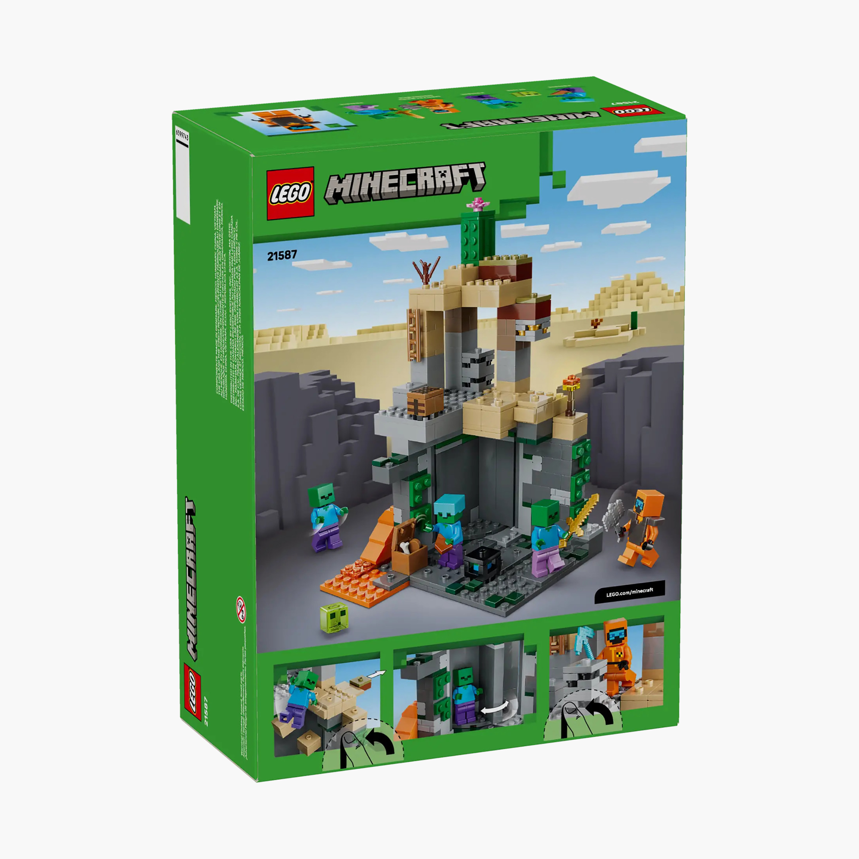 LEGO Minecraft Zombie Dungeon Gaming Building Toy 21587-toys-buildingblocks-blocks-image-3