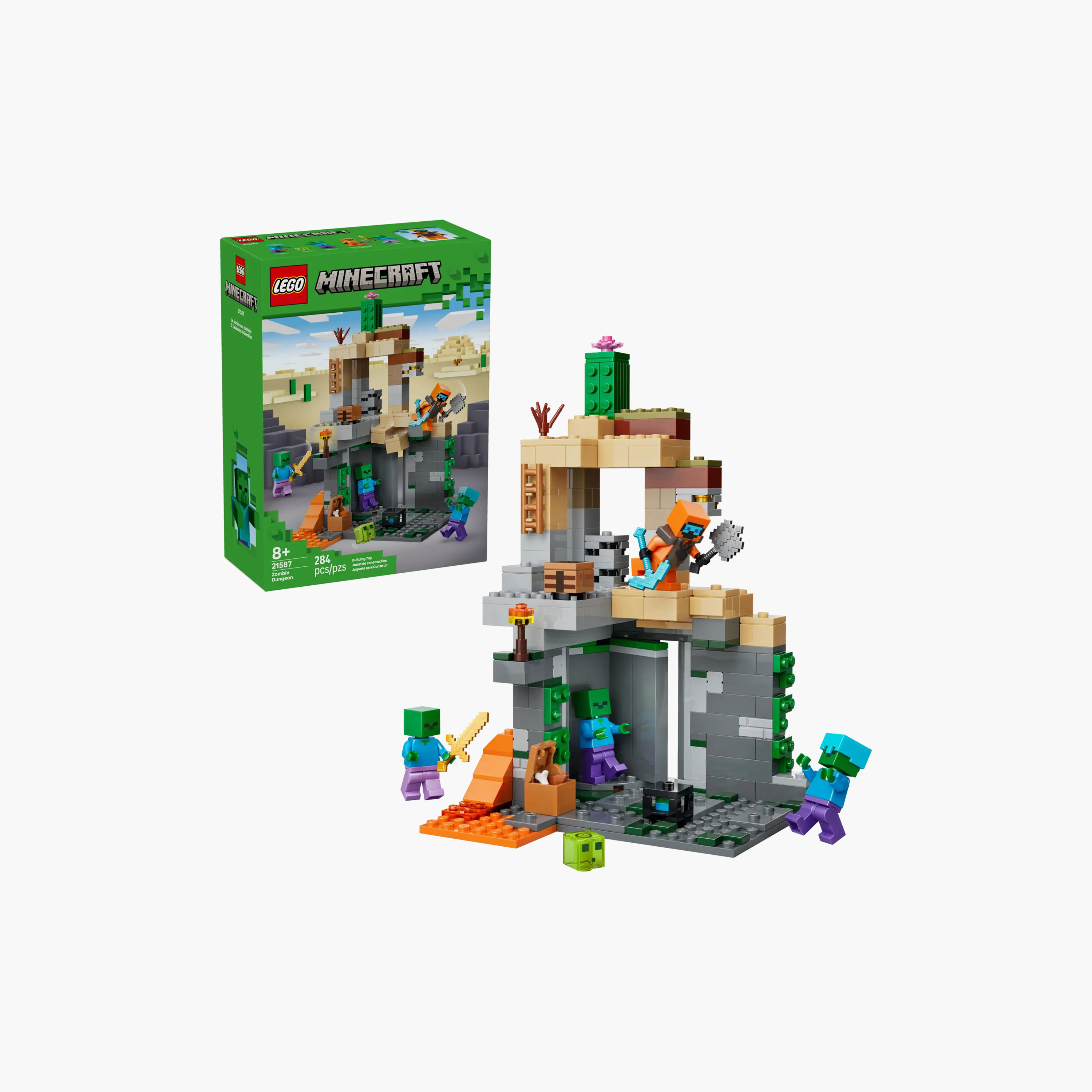 LEGO Minecraft Zombie Dungeon Gaming Building Toy 21587-toys-buildingblocks-blocks-image-4