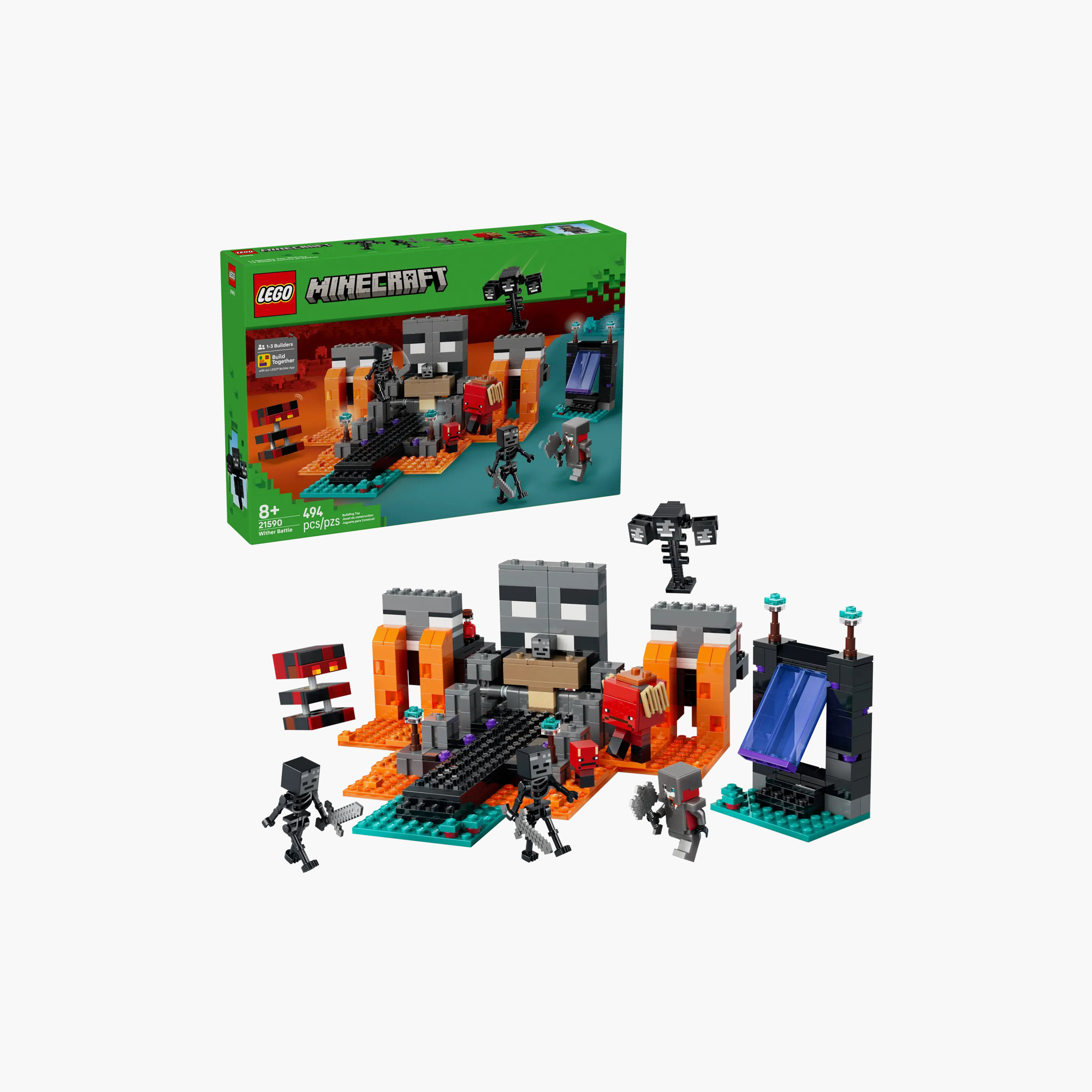 LEGO Minecraft Wither Battle Pretend Play Gamer Gift 21590-toys-buildingblocks-blocks-image-4