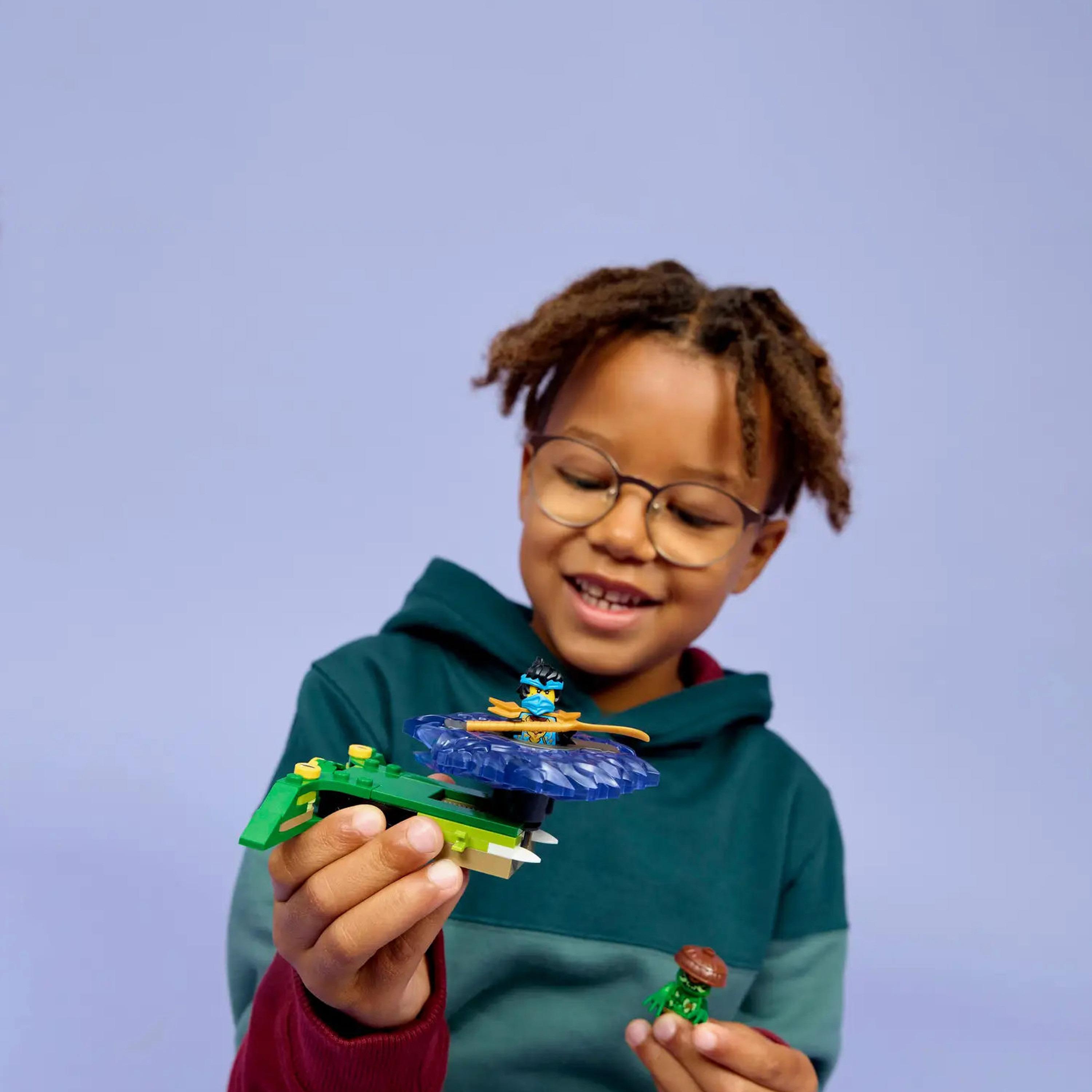 LEGO NINJAGO Nya vs. Mutation Monster Spinner Toy 71849-toys-buildingblocks-blocks-image-5