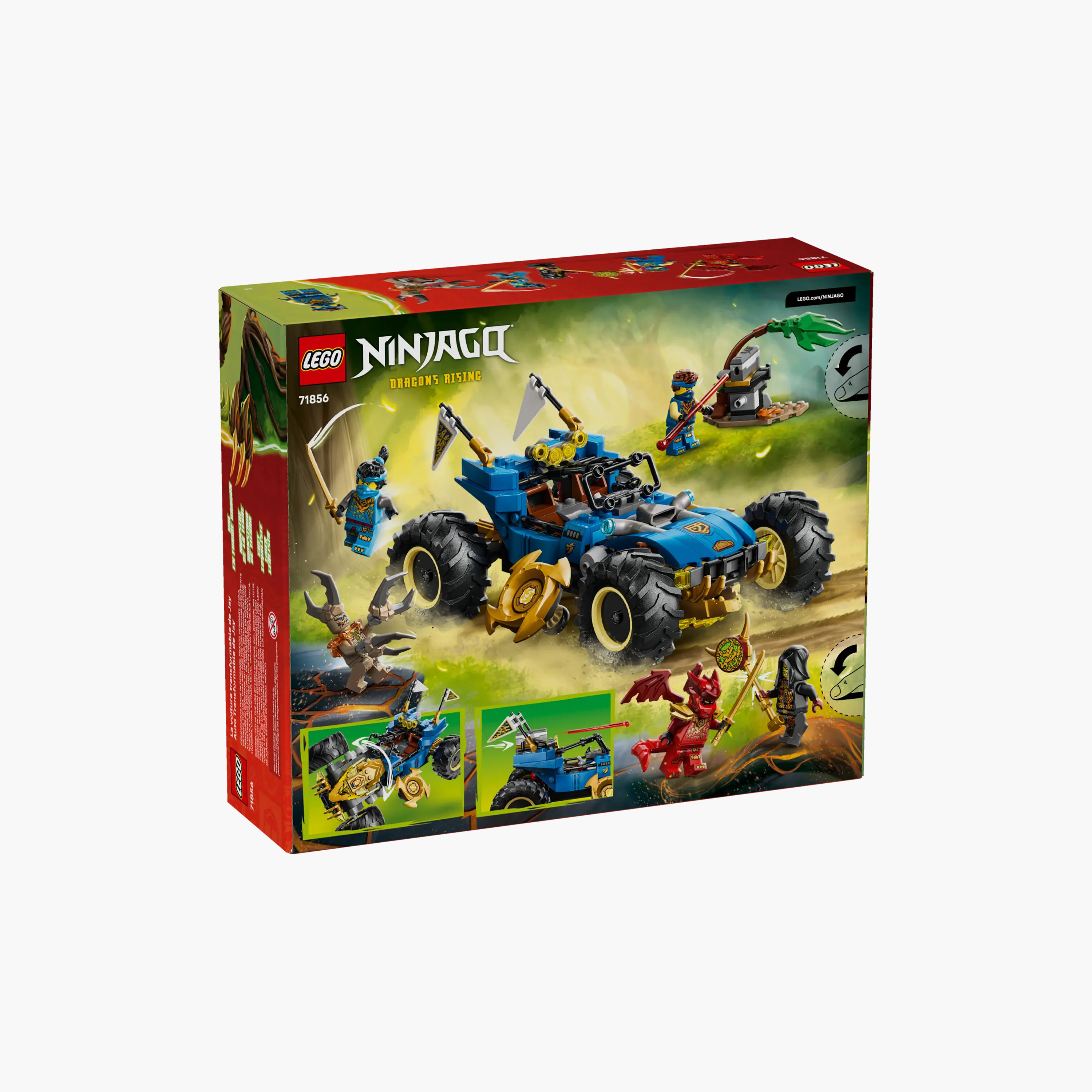 LEGO NINJAGO Jay’s Transforming Car Racing Toy 71856-toys-buildingblocks-blocks-image-2