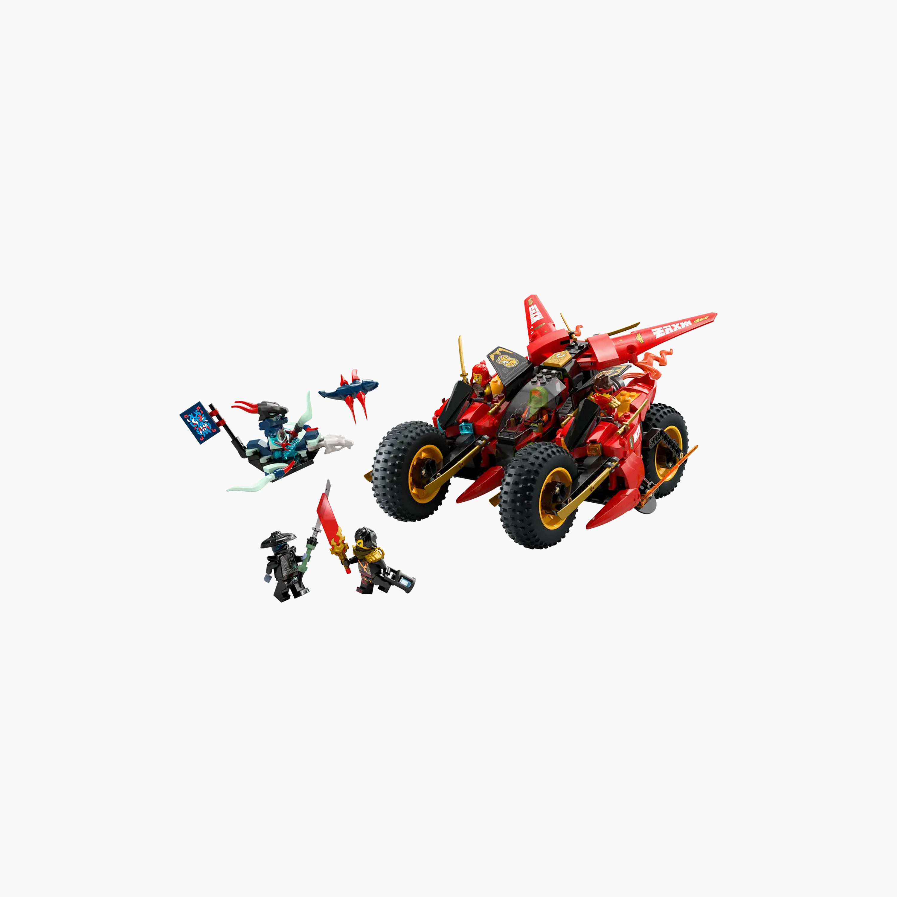 LEGO NINJAGO Ninja Combat Vehicle 3-in-1 Toy Building Set 71844-toys-buildingblocks-blocks-image-1