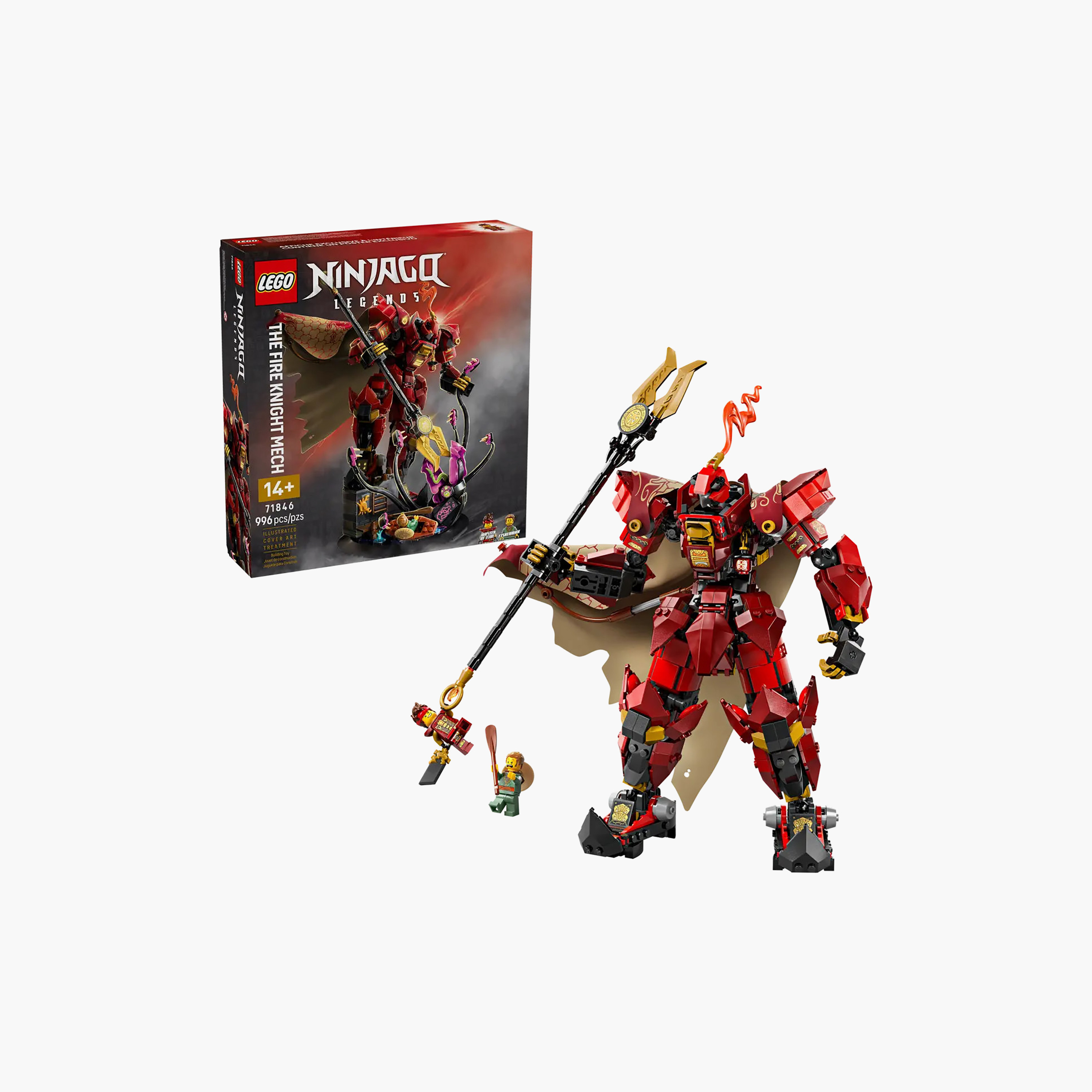 LEGO NINJAGO The Fire Knight Mech Building Kit 71846-toys-buildingblocks-blocks-image-2