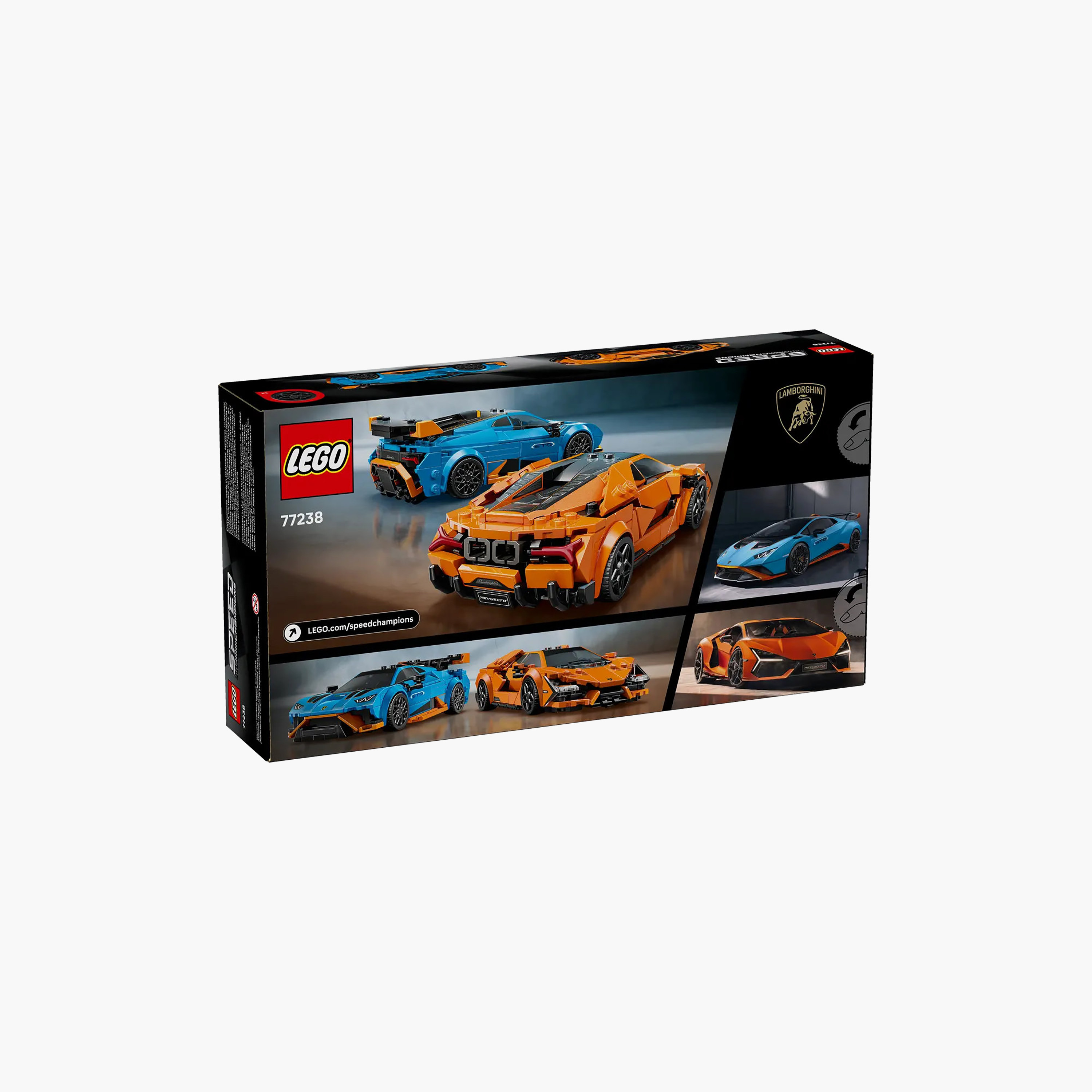 LEGO Speed Champions Lamborghini Revuelto & Huracán STO 77238-toys-buildingblocks-blocks-image-2