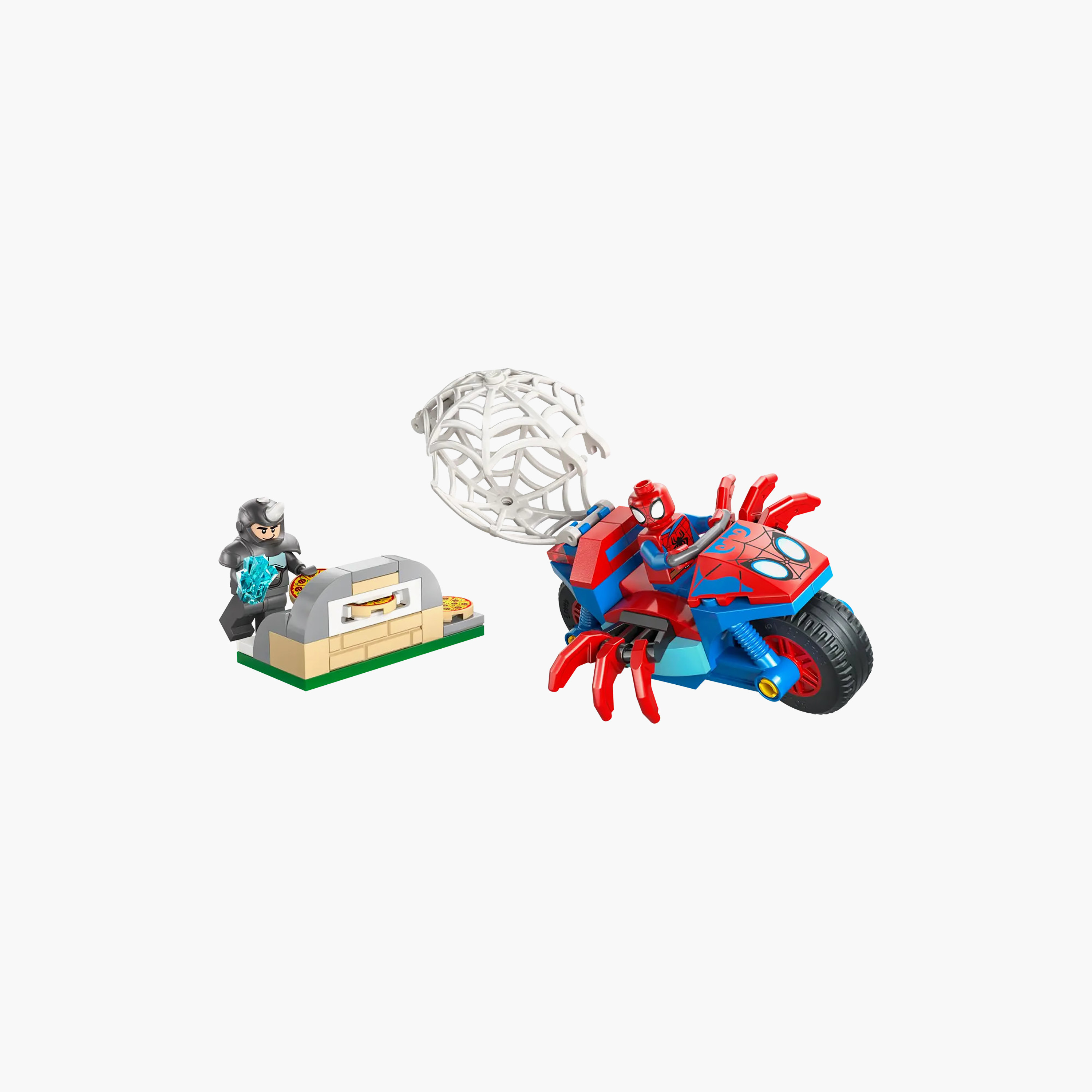 LEGO ǀ Marvel Spidey And His Amazing Friends Spidey on his Motorcycle vs. Rhino 11206-toys-buildingblocks-blocks-image-1
