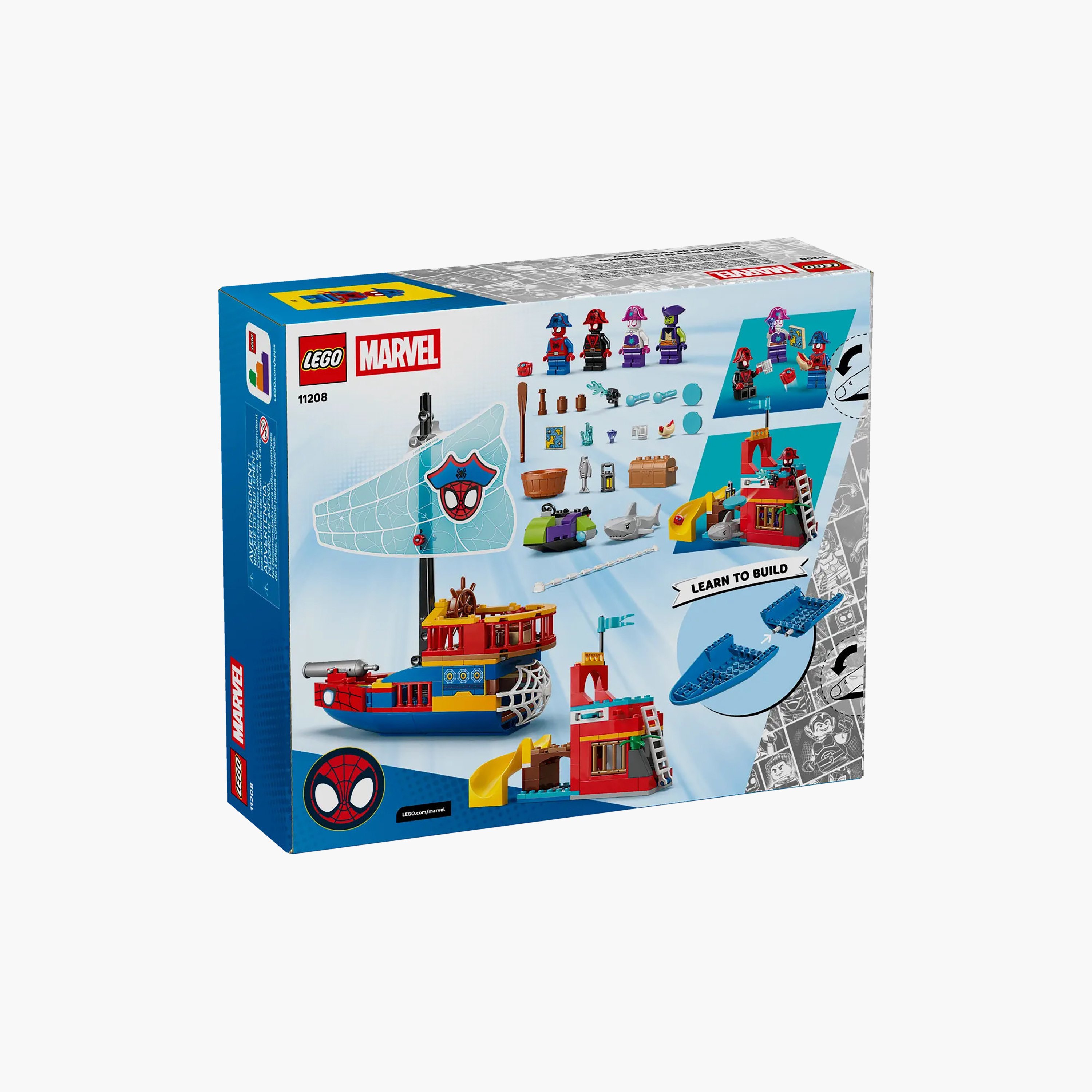 سفينة قراصنة فريق سبايدي من مارفل سبايدي وأصدقاؤه المذهلون 11208 من ليغو-toys-buildingblocks-blocks-image-3