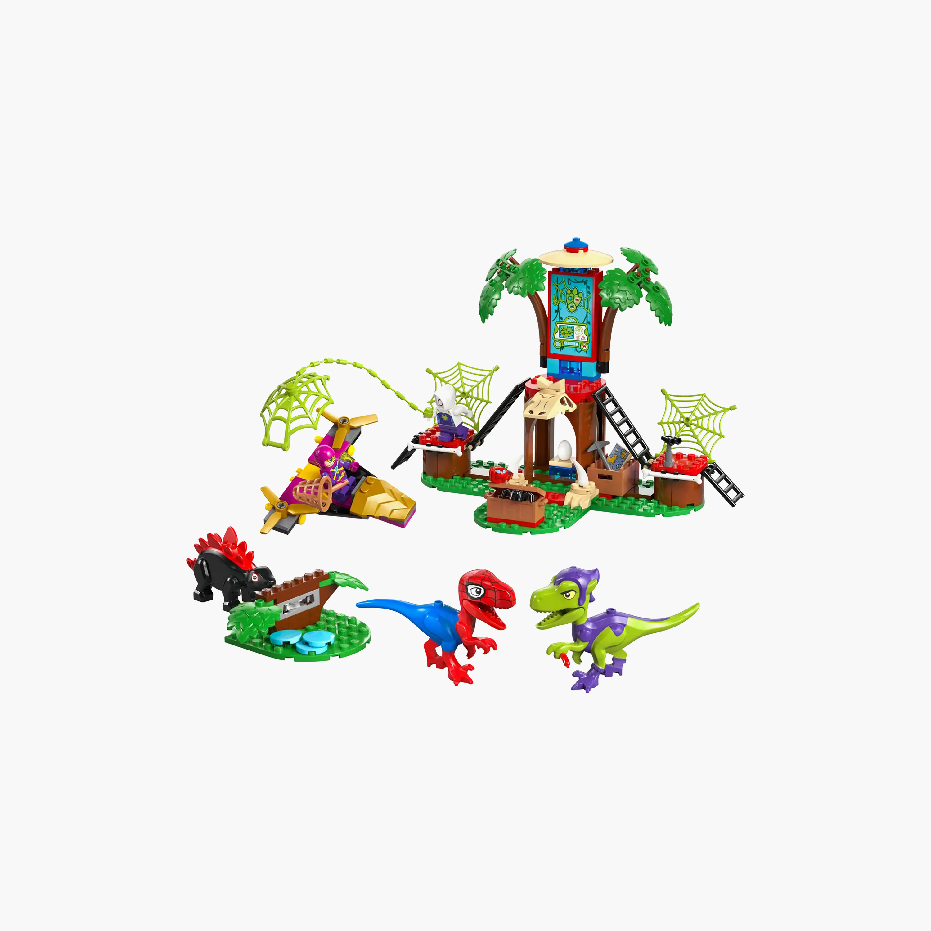 LEGO Marvel Spidey And His Amazing Friends Spidey and Gobby’s Raptor Battle at Tree House HQ 11200-toys-buildingblocks-blocks-image-1