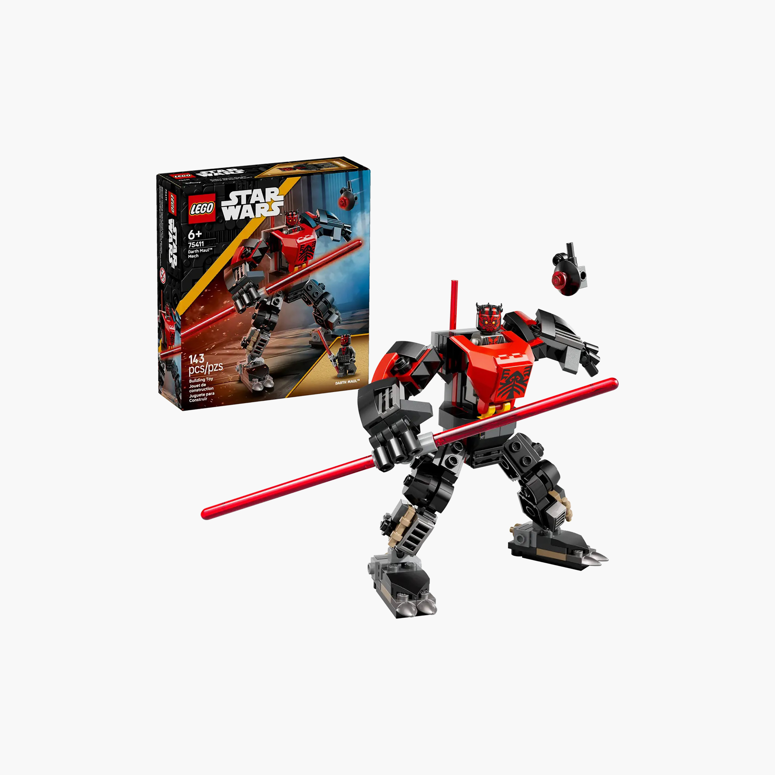 LEGO Star Wars: The Clone Wars Darth Maul Mech Building Toy for Kids 75411-toys-buildingblocks-blocks-image-2