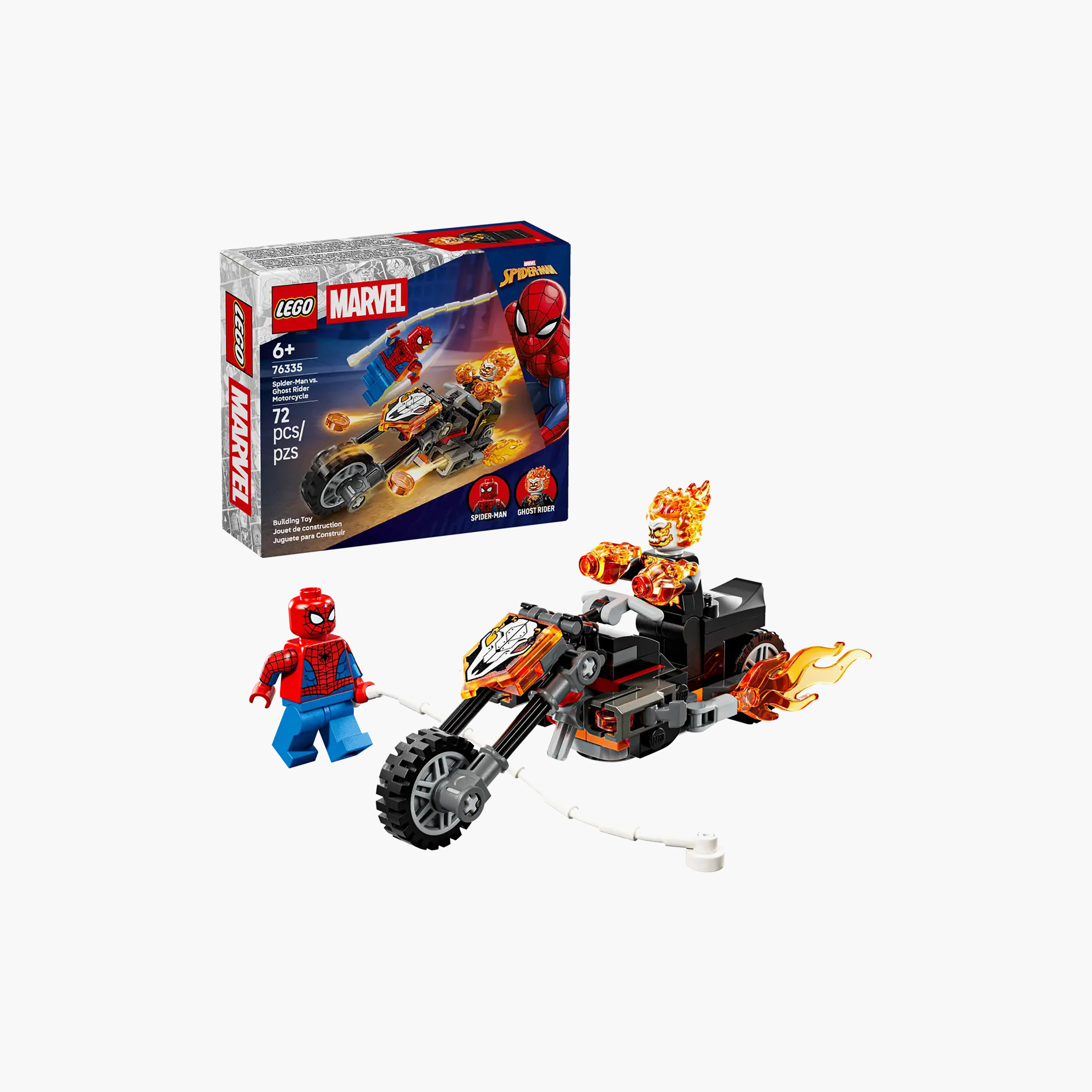 LEGO ǀ Marvel Spider-Man vs. Ghost Rider Motorcycle 76335-toys-buildingblocks-blocks-image-5