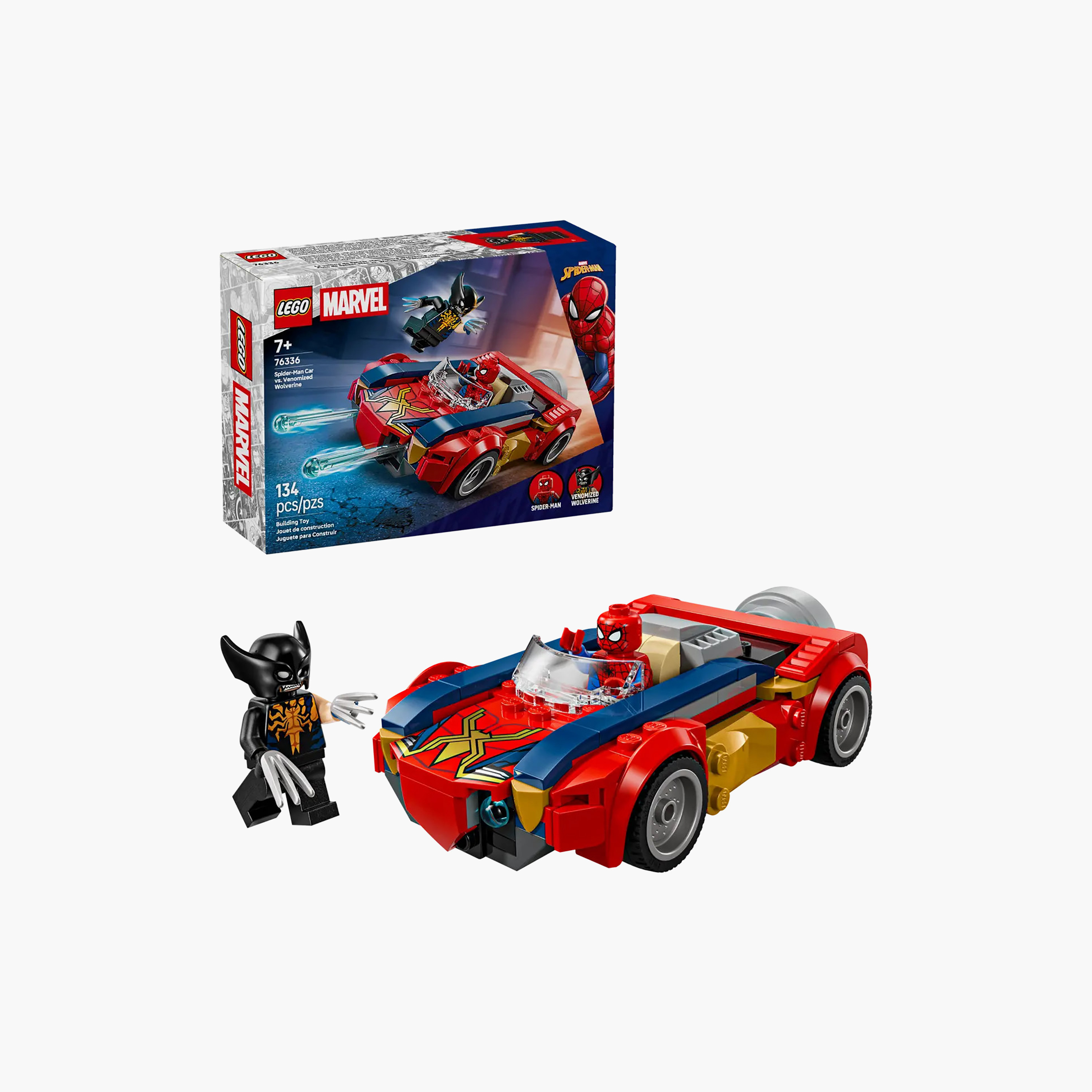 LEGO ǀ Marvel Spider-Man Car vs. Venomized Wolverine 76336-toys-buildingblocks-blocks-image-4