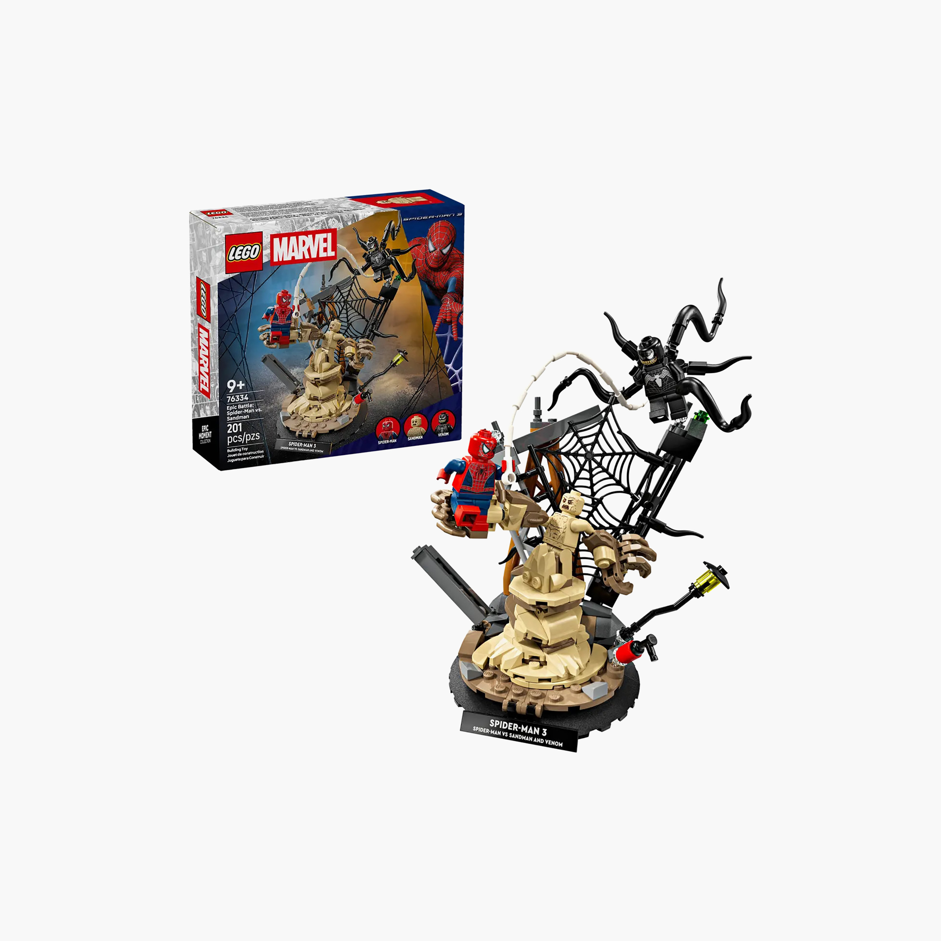 LEGO ǀ Marvel Epic Battle: Spider-Man vs. Sandman 76334-toys-buildingblocks-blocks-image-2