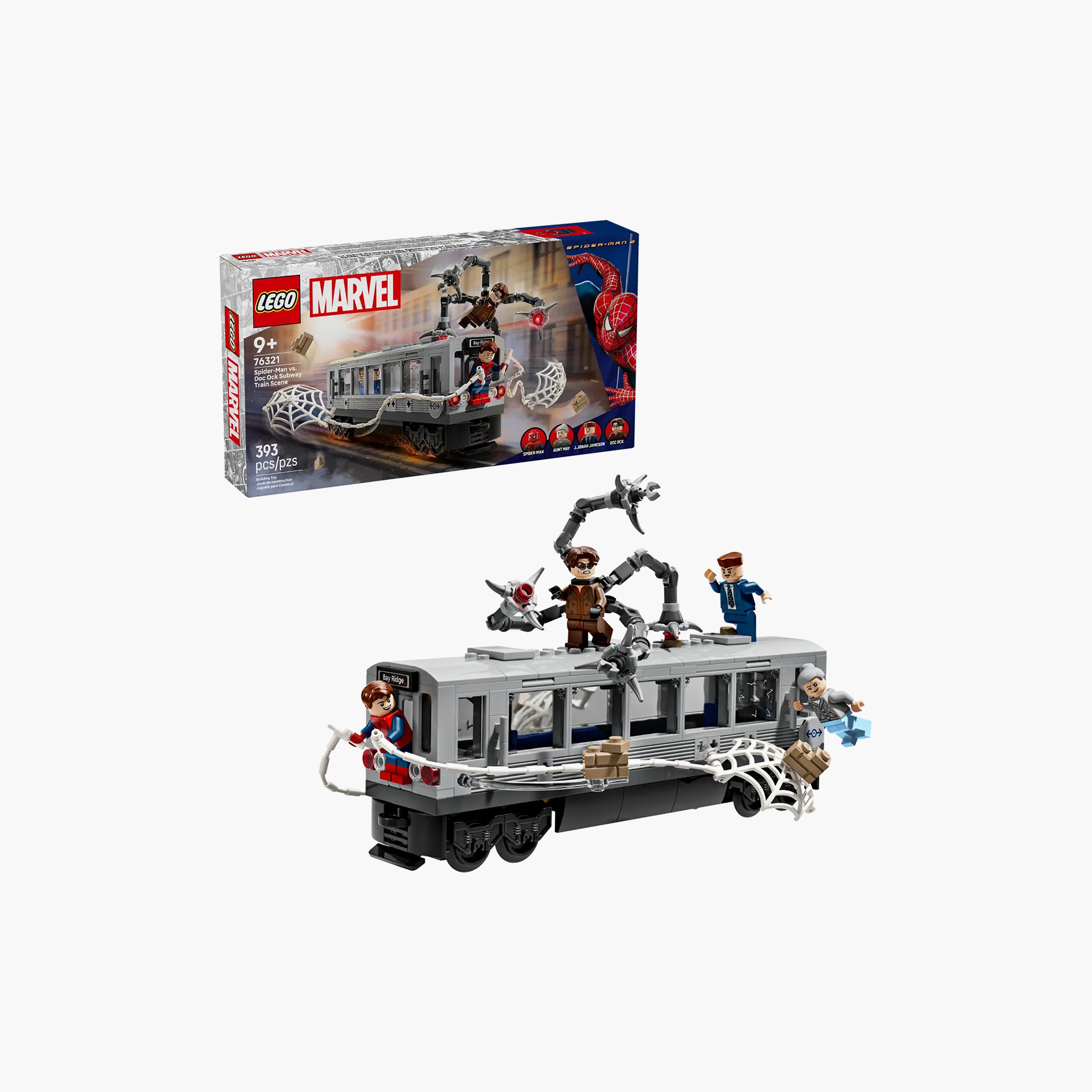 LEGO ǀ Marvel Spider-Man vs. Doc Ock Subway Train Scene Building Toy 76321-toys-buildingblocks-blocks-image-3