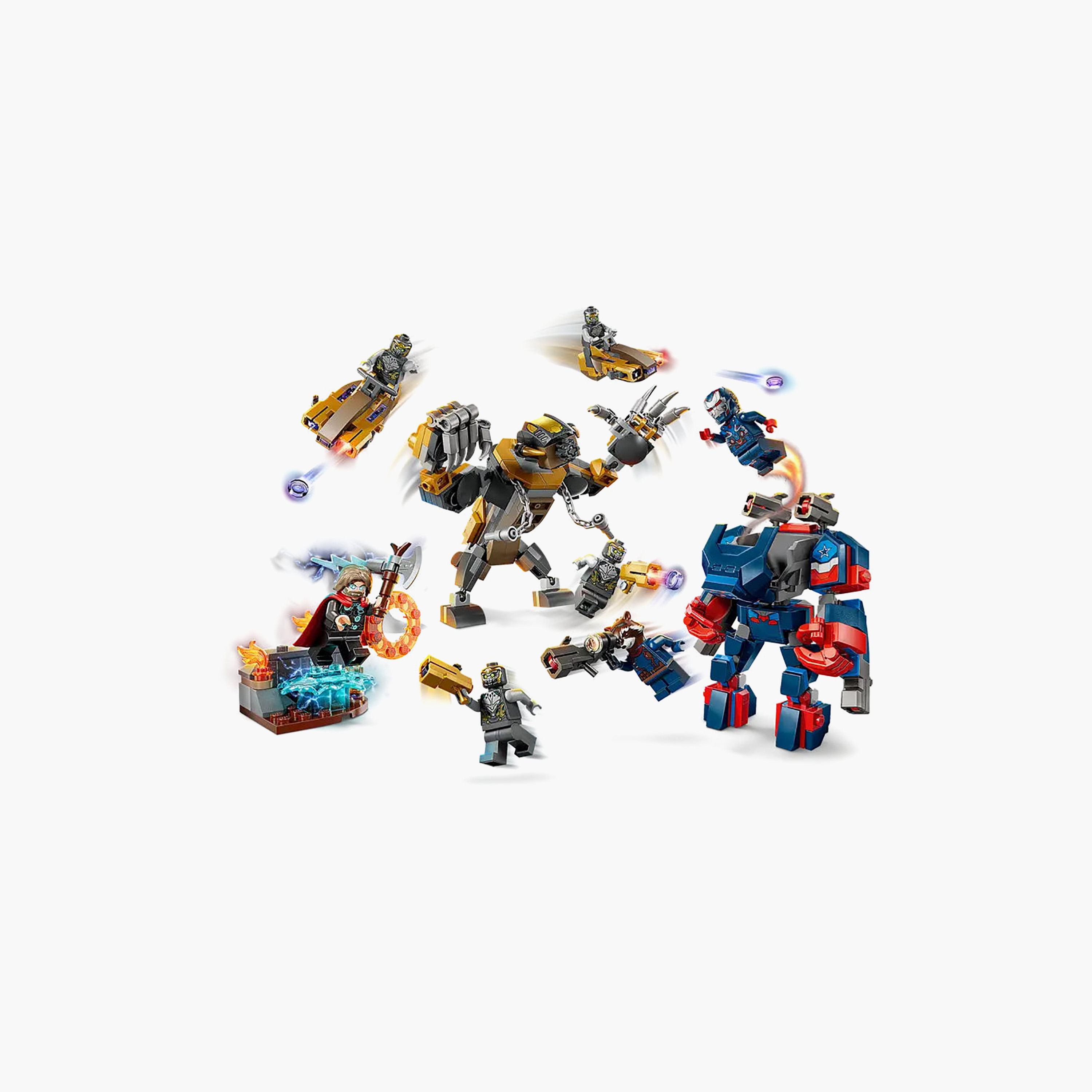 LEGO ǀ Marvel Avengers: Endgame Thor vs. Chitauri Super Hero Action 76322-toys-buildingblocks-blocks-image-3