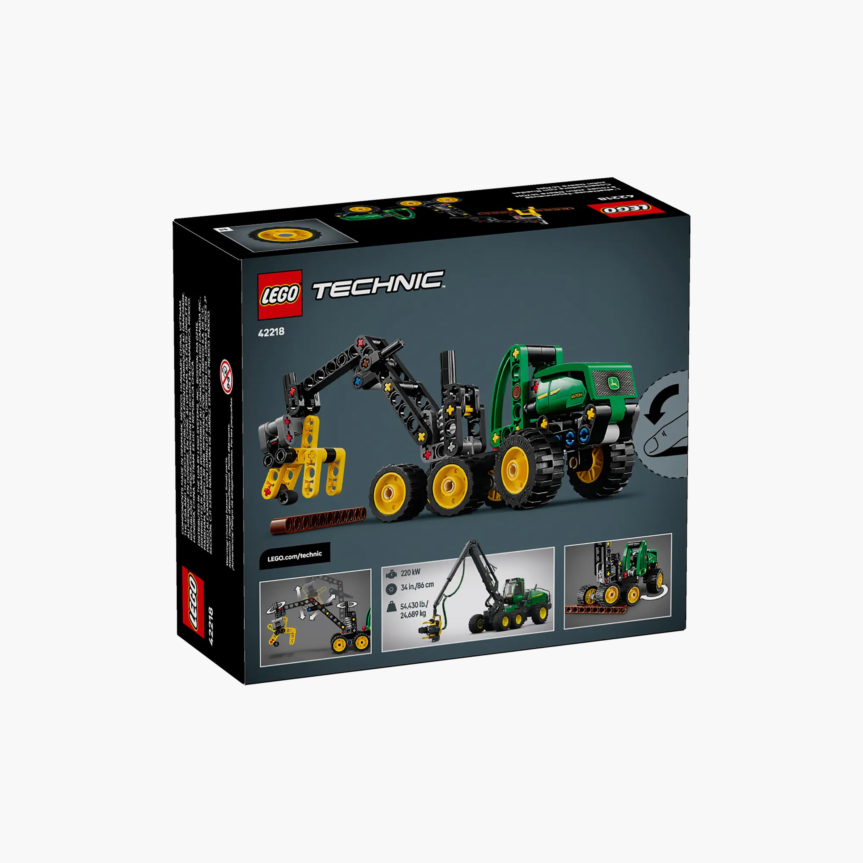 LEGO Technic John Deere 1470H Wheeled Harvester 42218-toys-buildingblocks-blocks-image-7