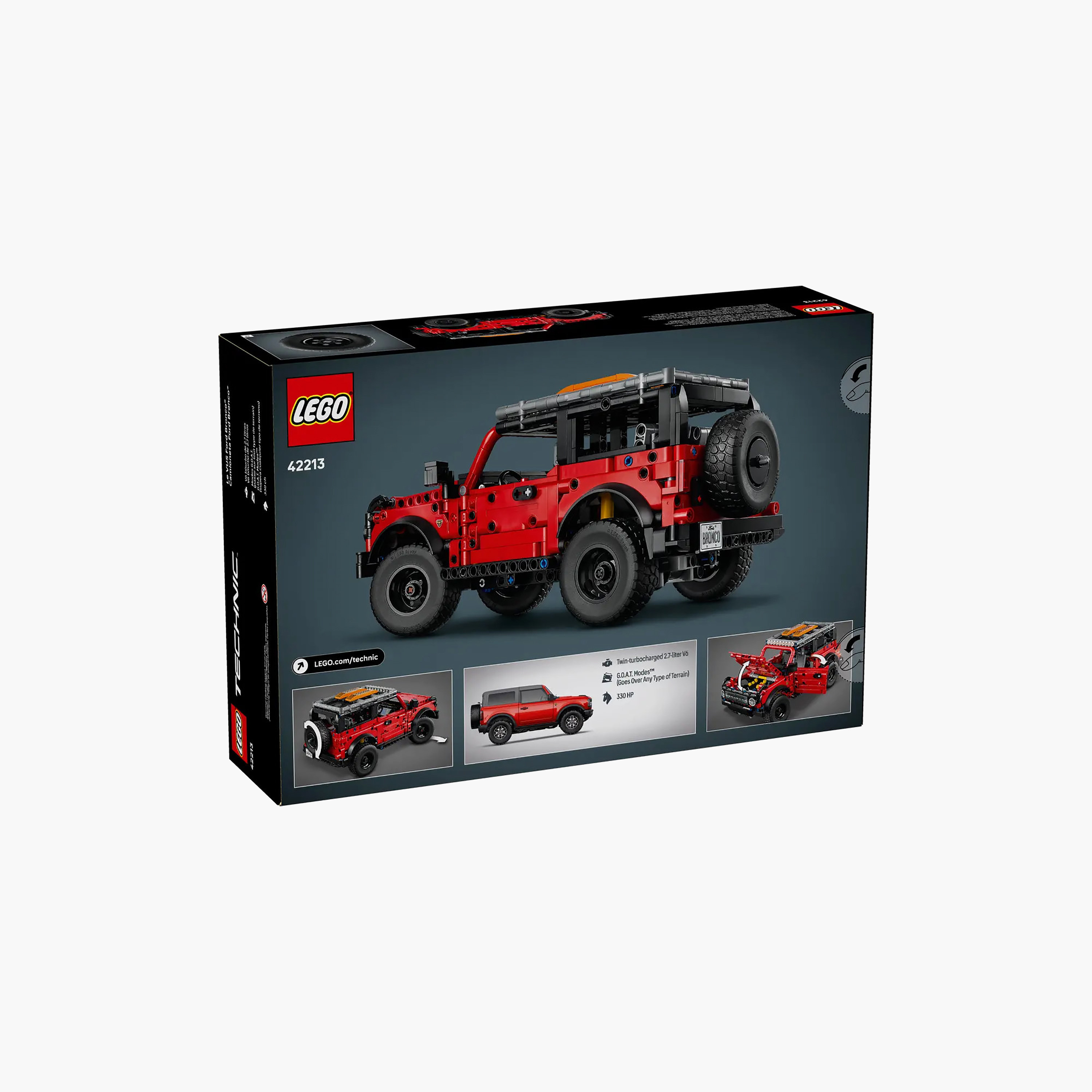 LEGO Technic Ford Bronco SUV Model Car Kit, STEM Building Set 42213-toys-buildingblocks-blocks-image-4