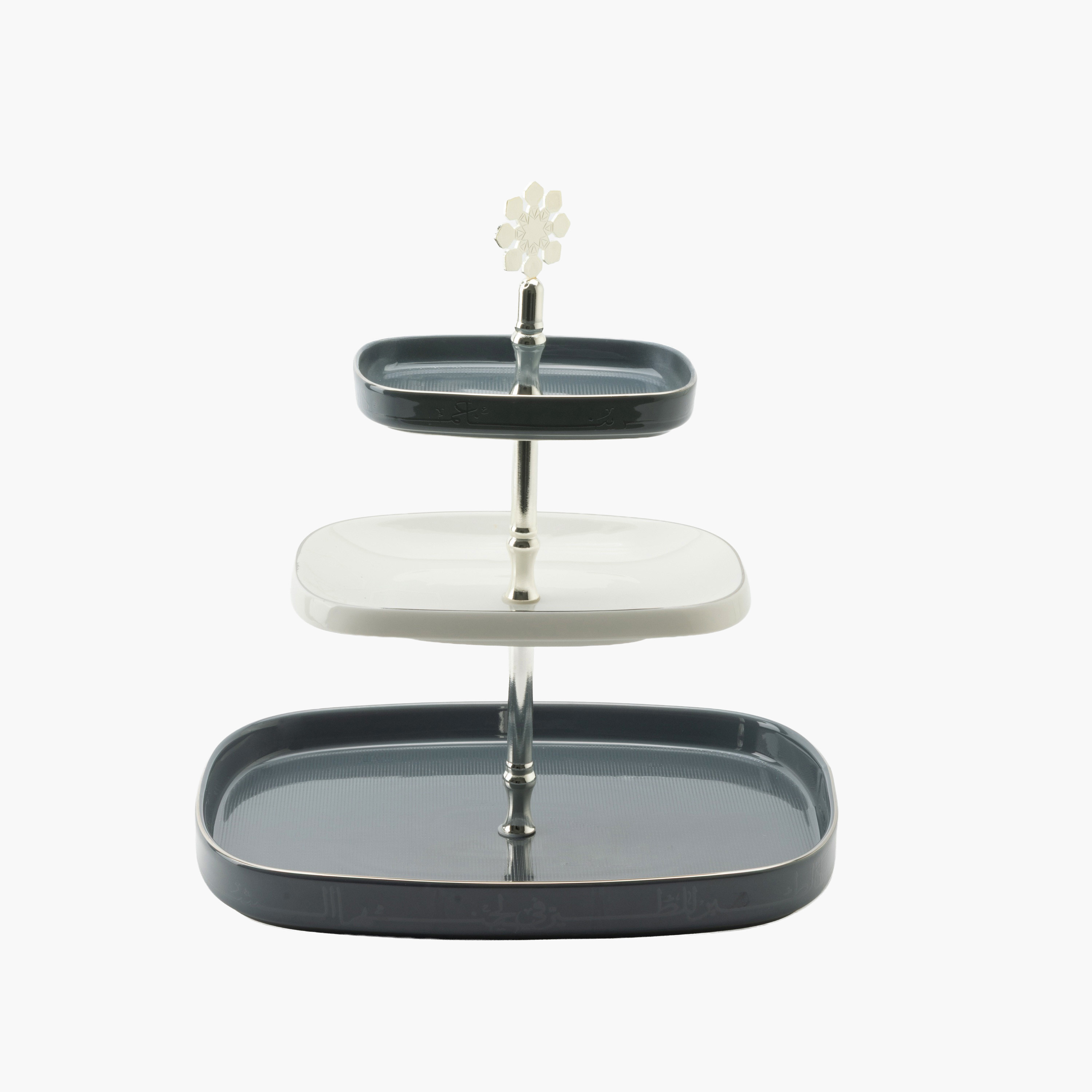 Otantik 3-Tier Ceramic Serving Stand-household-dining-serveware-cakestands-image-1