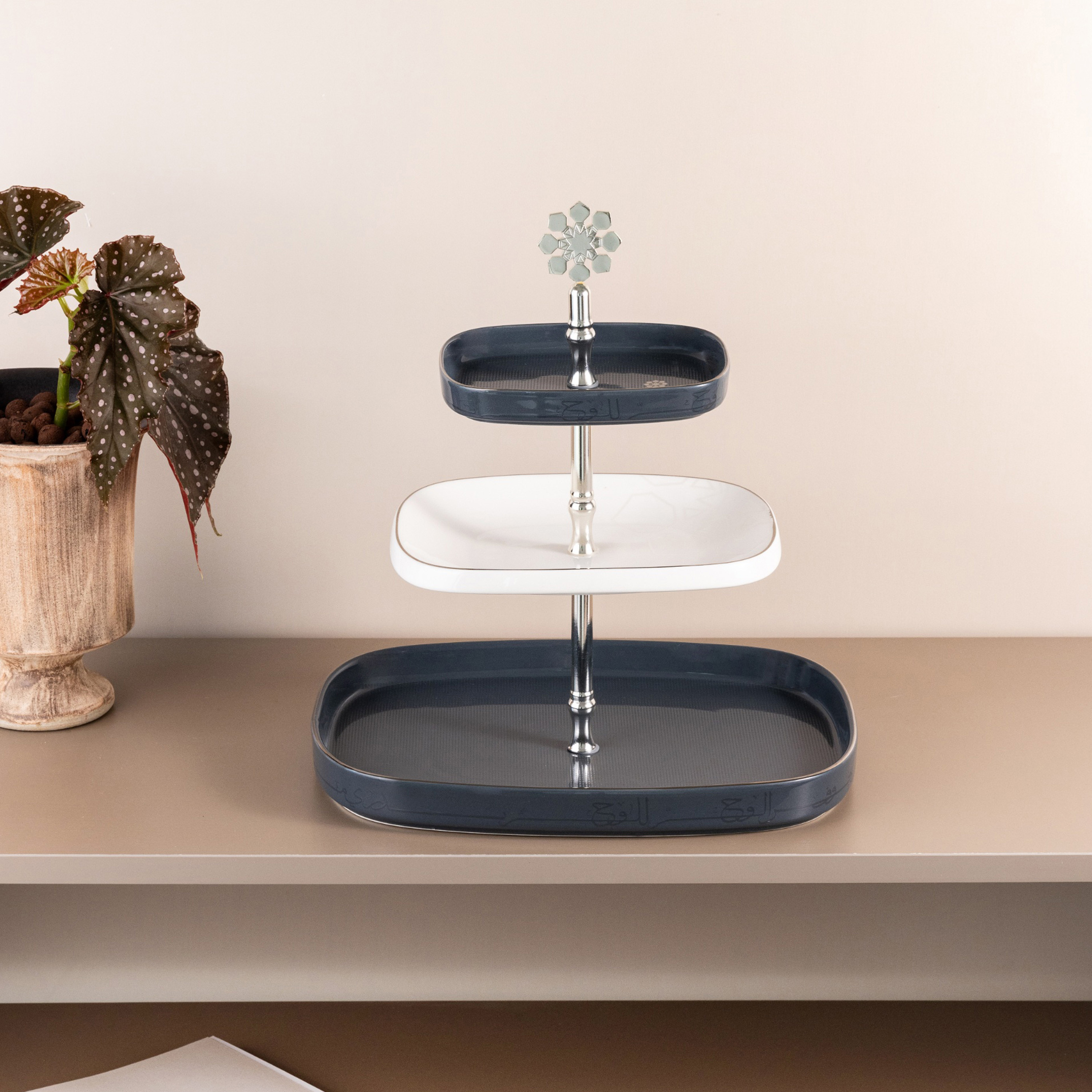 Otantik 3-Tier Ceramic Serving Stand-household-dining-serveware-cakestands-image-3