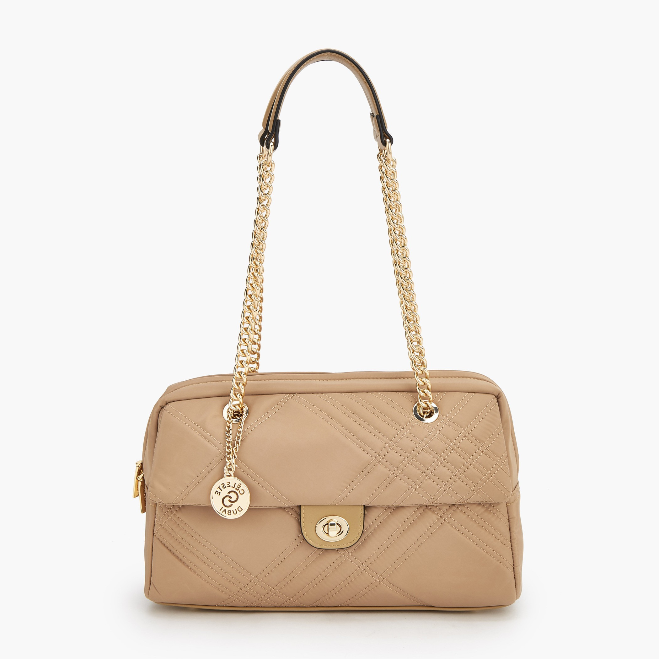 شنطة كتف مبطنة بسحاب إغلاق من سيليست-women-bagsandwallets-handbags-image-1