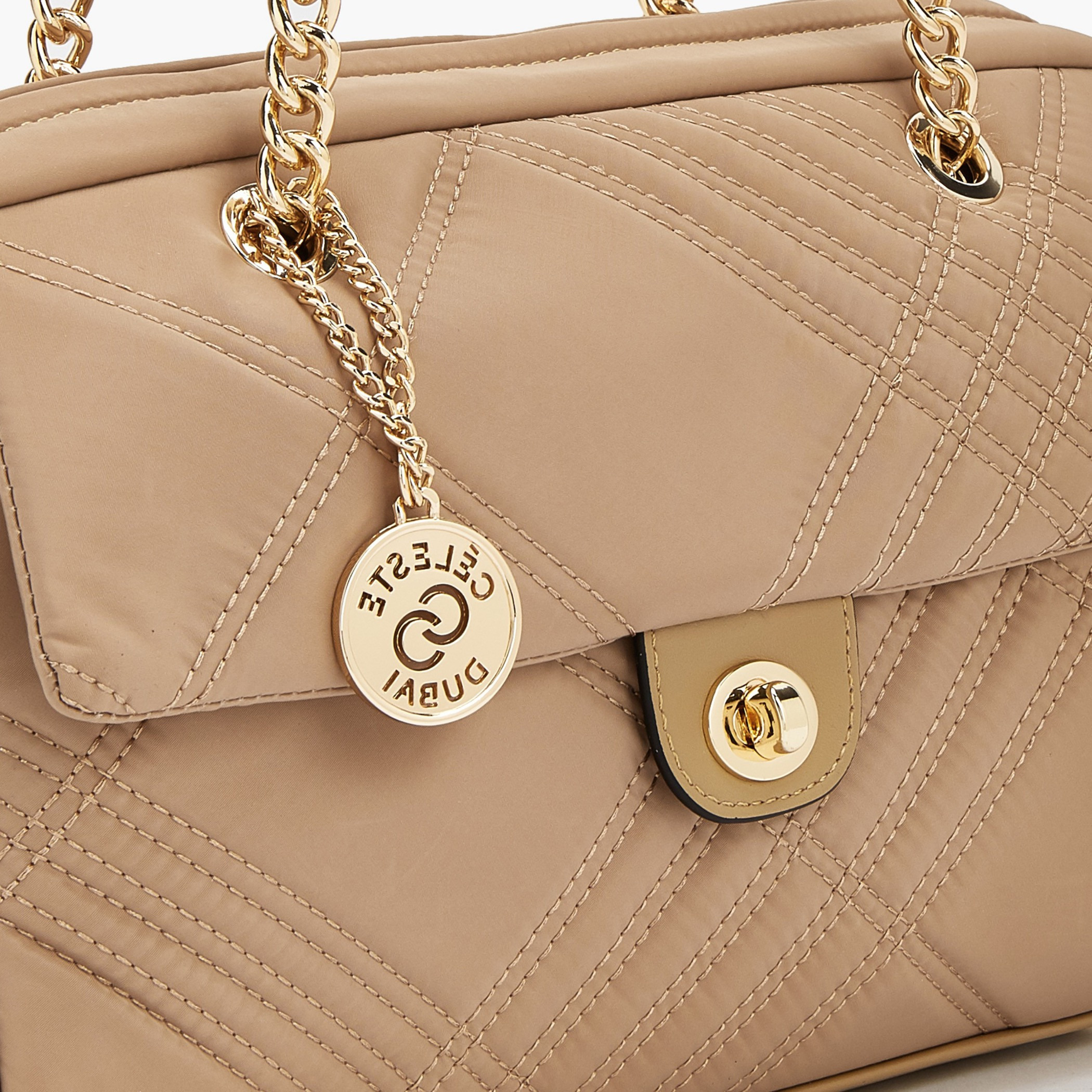شنطة كتف مبطنة بسحاب إغلاق من سيليست-women-bagsandwallets-handbags-image-3