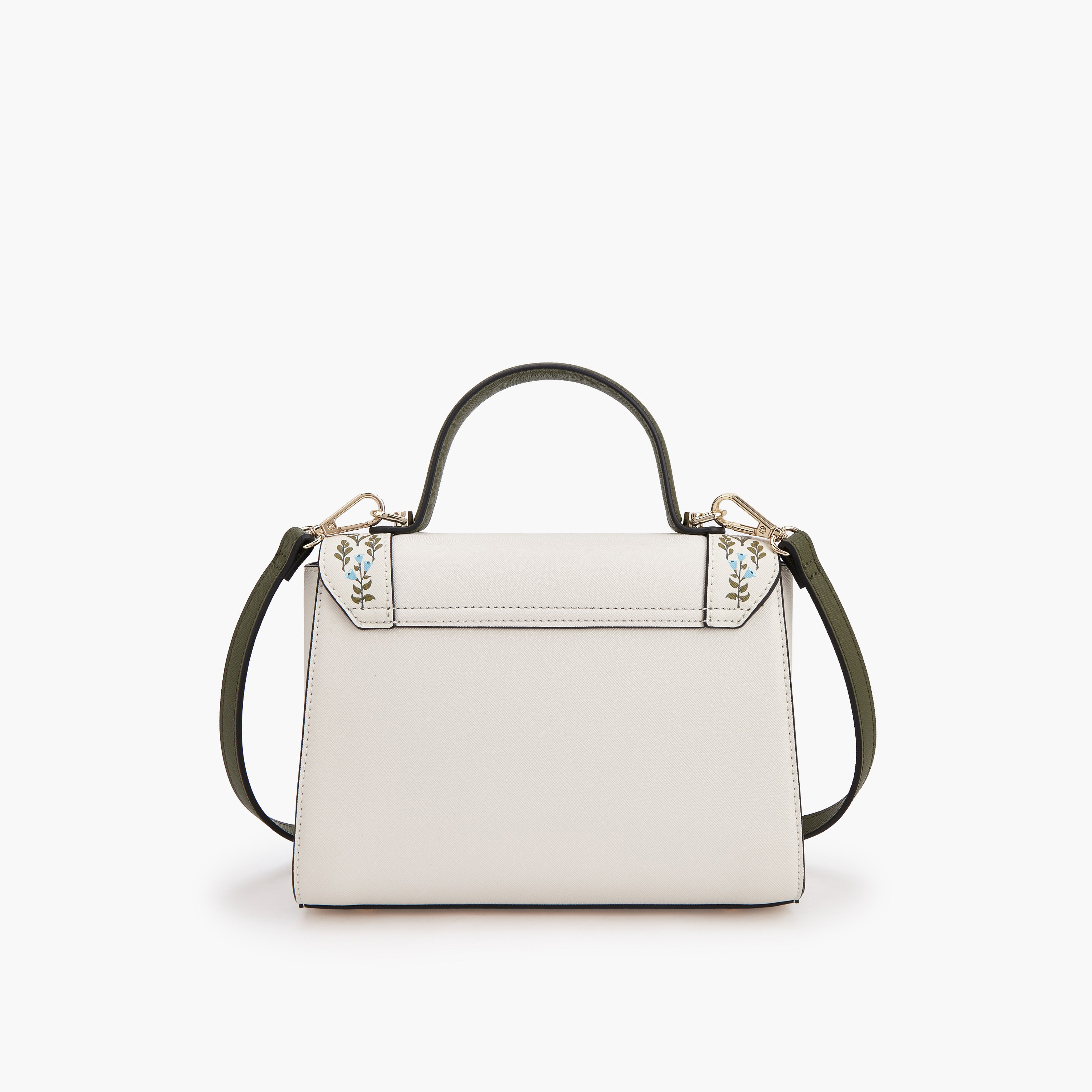 Celeste Safiano Floral Print Satchel Bag with Detachable Strap-women-bagsandwallets-handbags-image-4