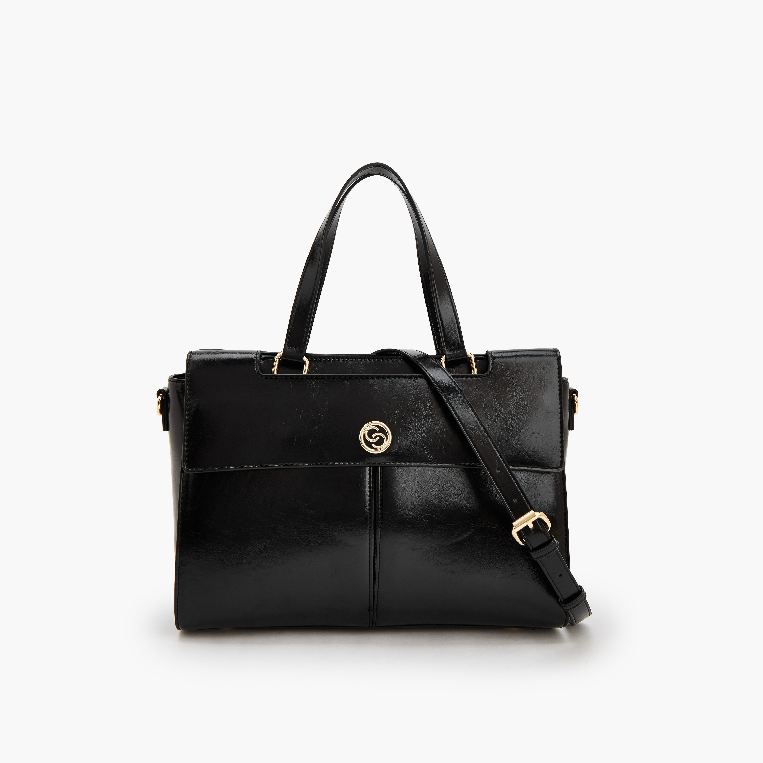 Celeste Solid Tote Bag with Detachable Strap-women-bagsandwallets-handbags-image-1