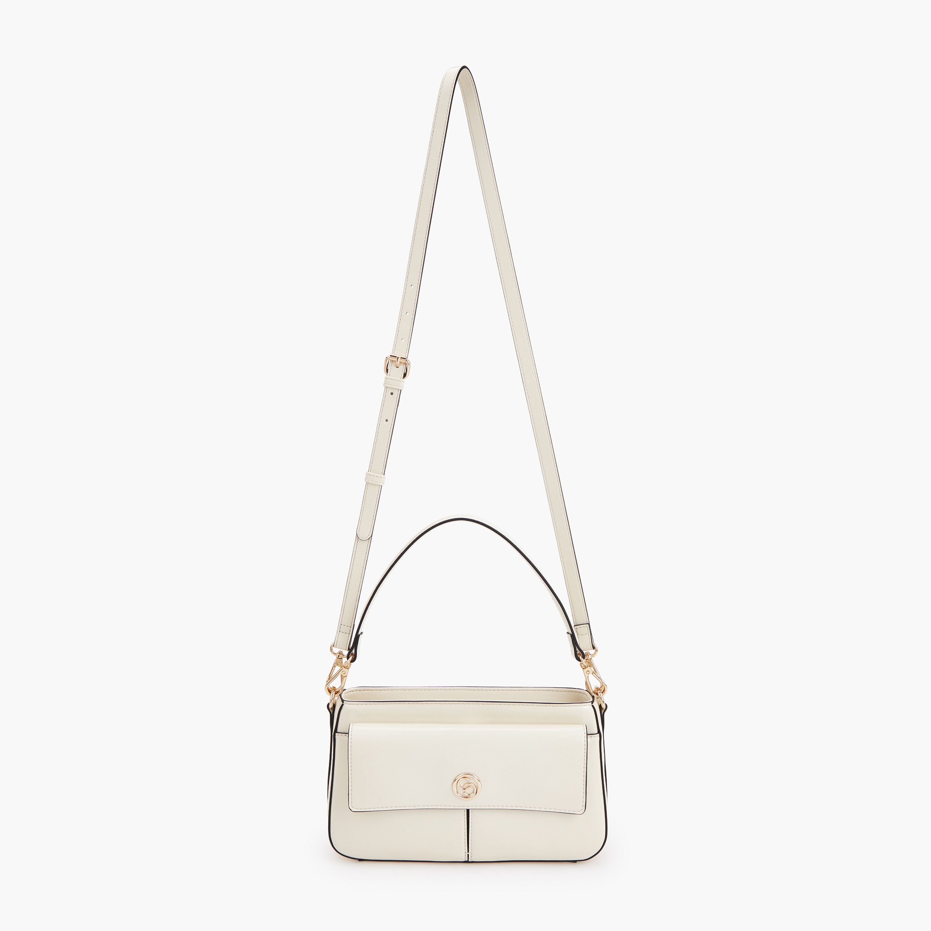 شنطة كروس بودي بحزام قابل للفصل وتفاصيل الشعار من سيليست-women-bagsandwallets-handbags-image-2