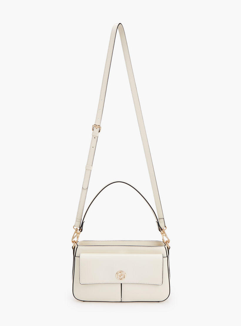 شنطة كروس بودي بحزام قابل للفصل وتفاصيل الشعار من سيليست-women-bagsandwallets-handbags-image-2